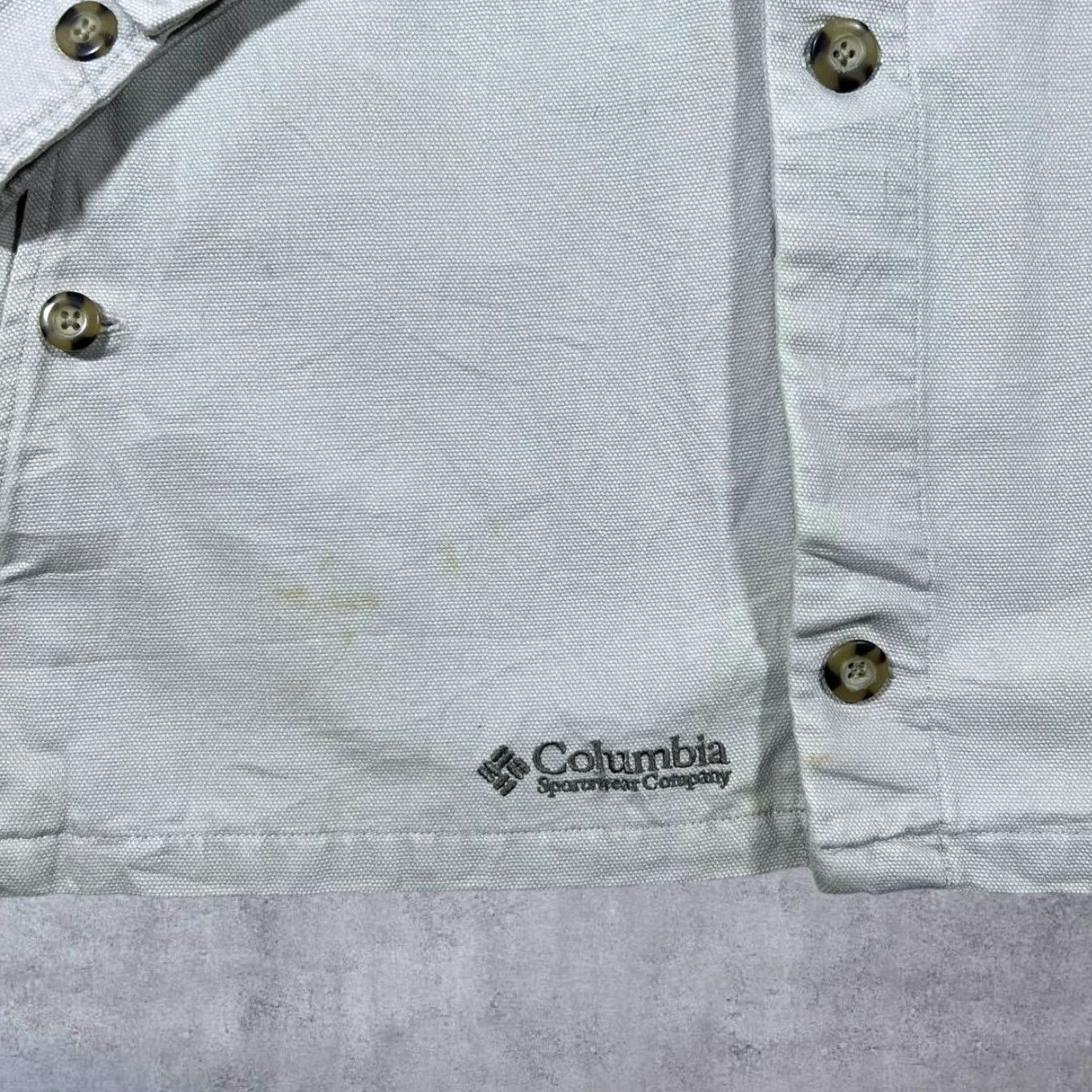 Vintage Columbia Cream Beige Canvas Workwear Chore Jacket Over Shirt XL Men Jacket Bomber Size XL-XXL Size US XL / EU 56 / 4 - 4 Thumbnail