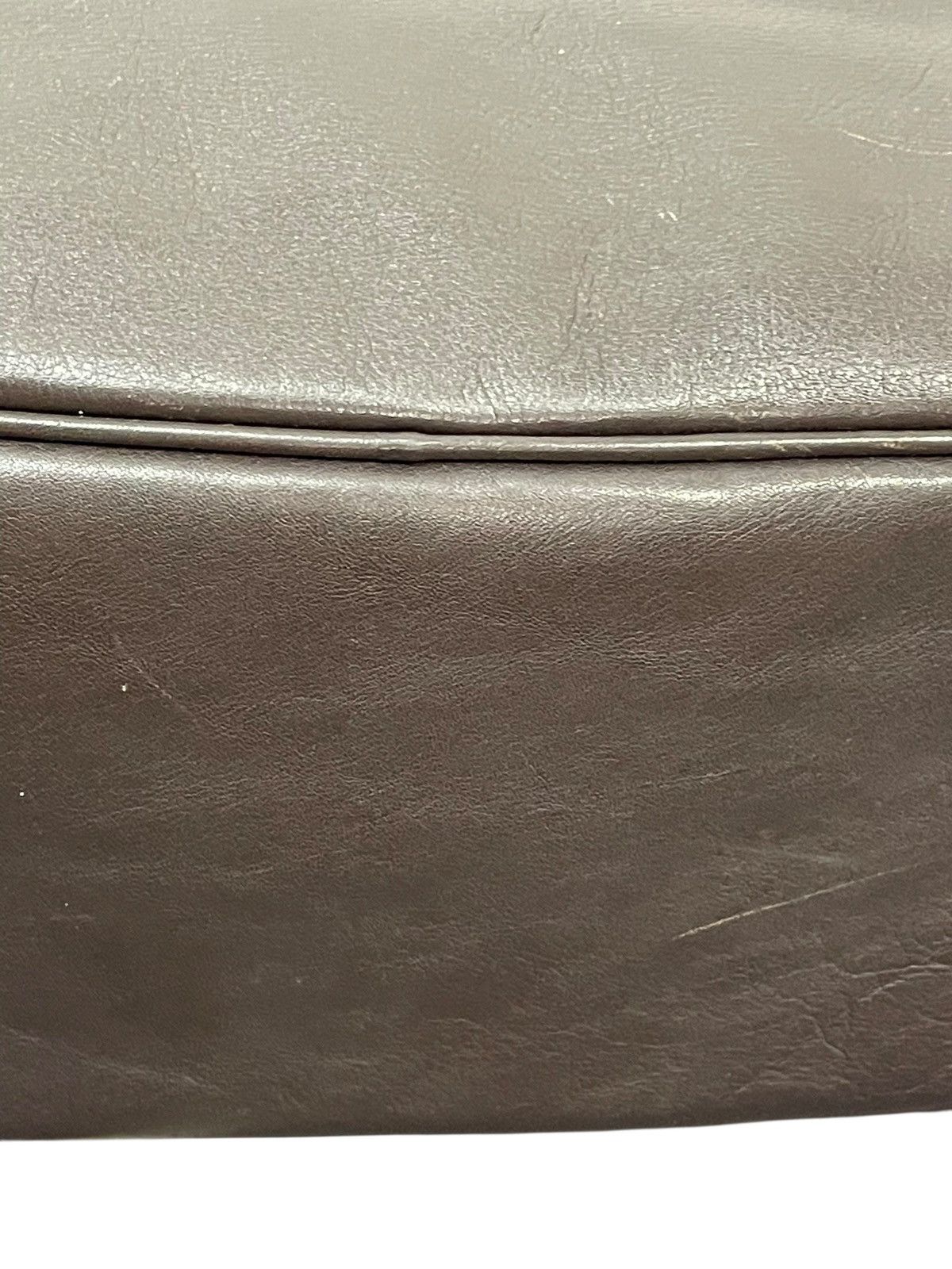 Genuine Leather Full Leather Vtg Unknown Travel Bag prada julius amiri 8🟩 Size ONE SIZE - 14 Thumbnail