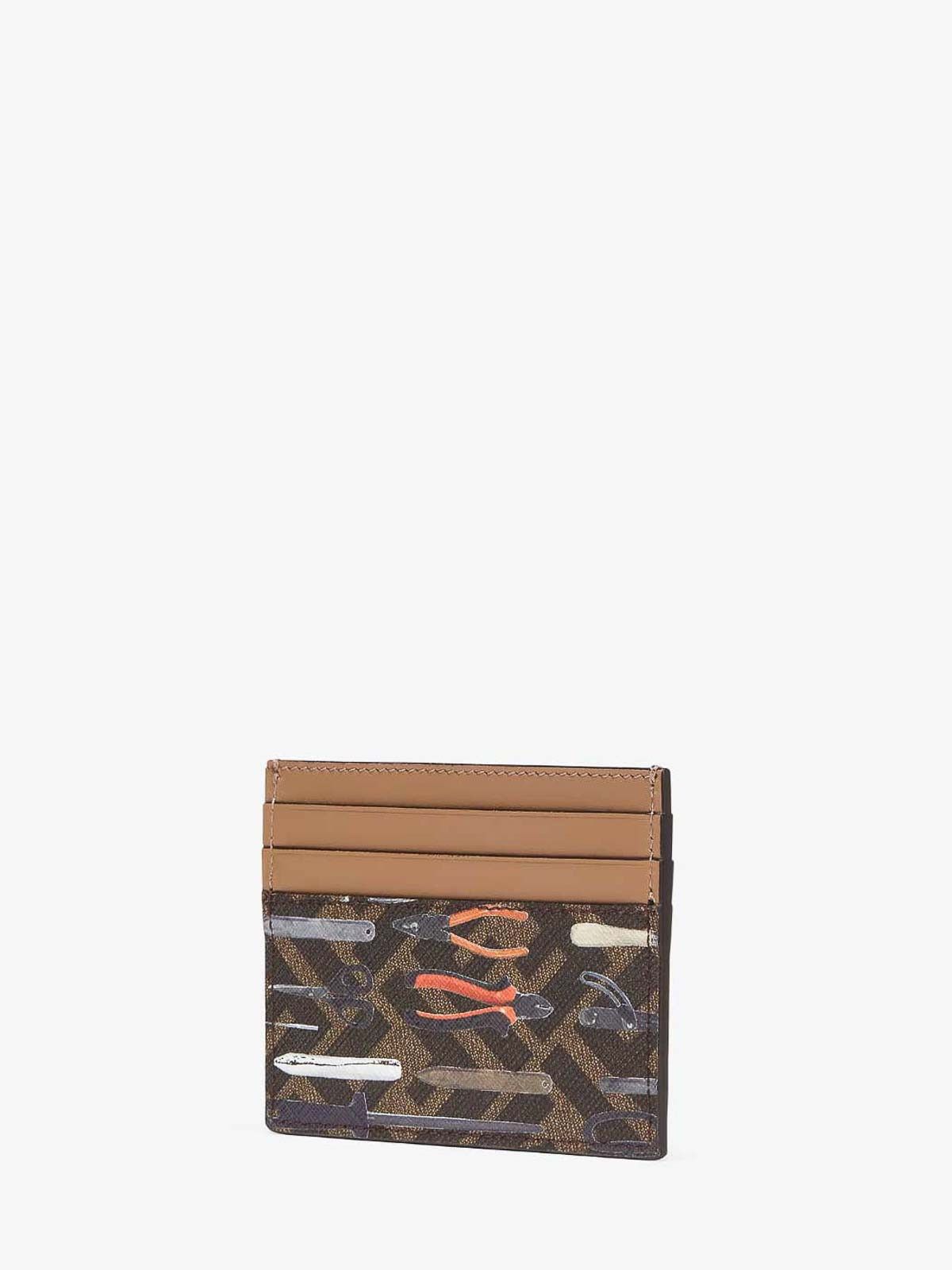 Fendi o1mtch0225 Card Holder in Multicolor Size ONE SIZE - 2 Thumbnail