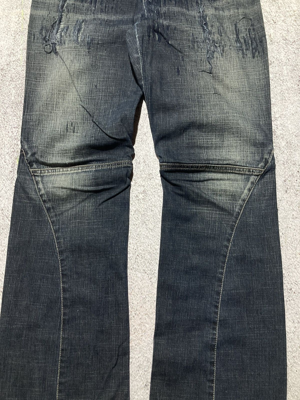 Marithe + Francois Girbaud 2000s Marithe + Francois Girbaud Distressed Bootcut Jeans Size US 29 - 6 Thumbnail
