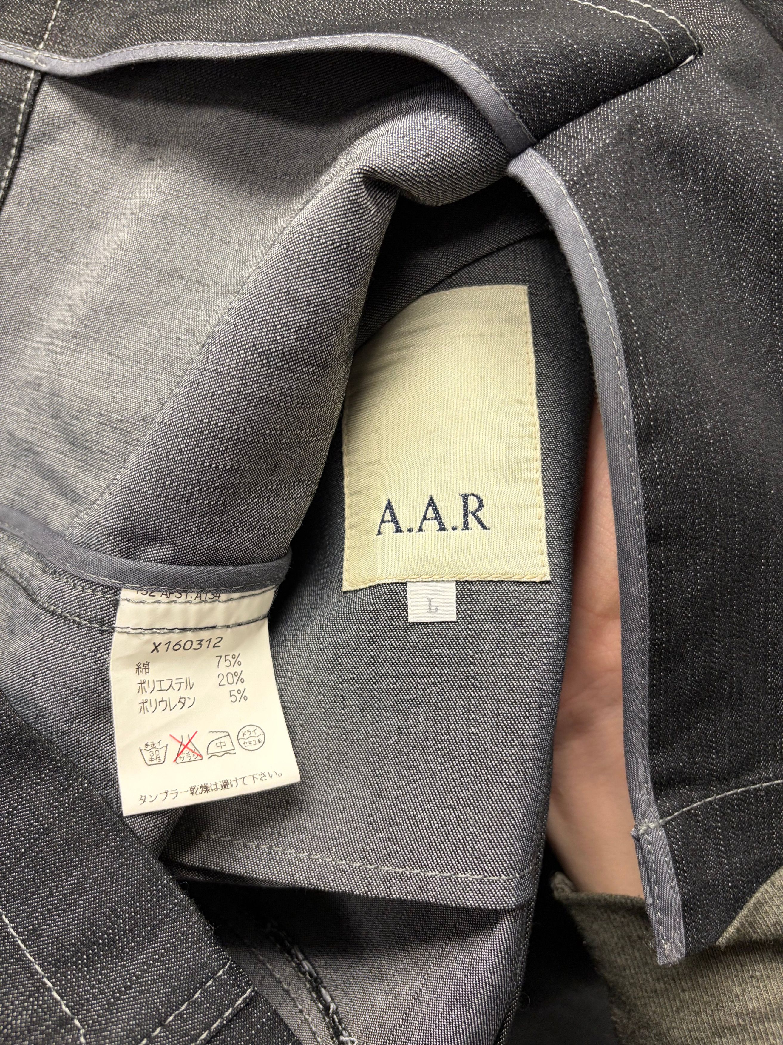 Yohji Yamamoto A.A.R. By Yohji Yamamoto Flap. Pocket Denim Chore Jacket Size US L / EU 52-54 / 3 - 5 Thumbnail