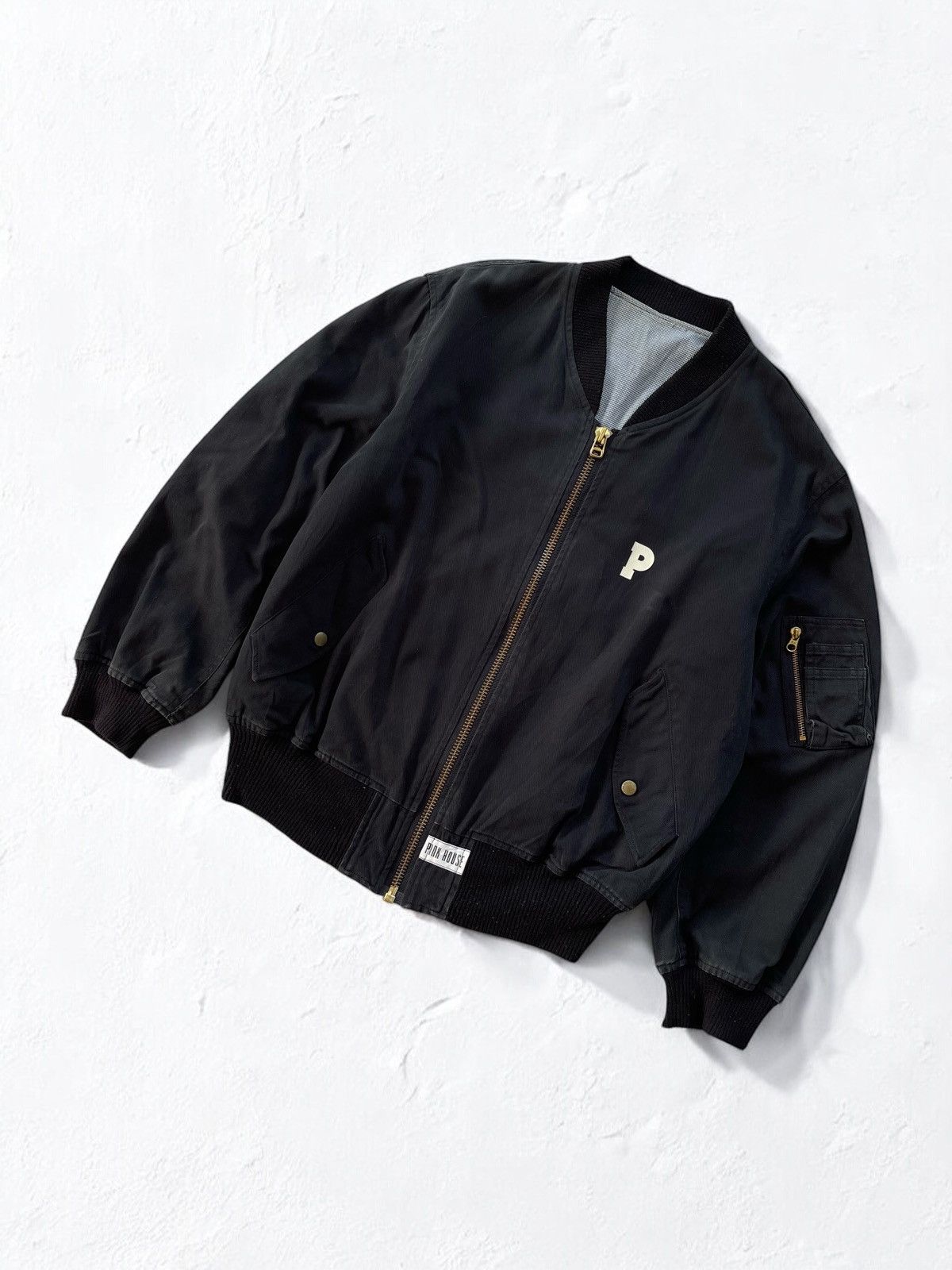 Japanese Brand × Pink House × Vintage 🔥Vintage Pink House Japan Logo Flight Bomber Jacket Size US L / EU 52-54 / 3 - 3 Thumbnail