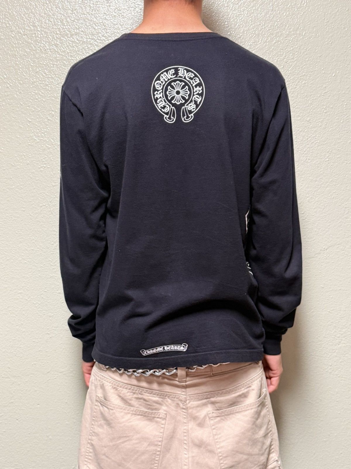 Chrome Hearts Chrome Hearts Longsleeve T Side Hit Size US M / EU 48-50 / 2 - 2 Thumbnail