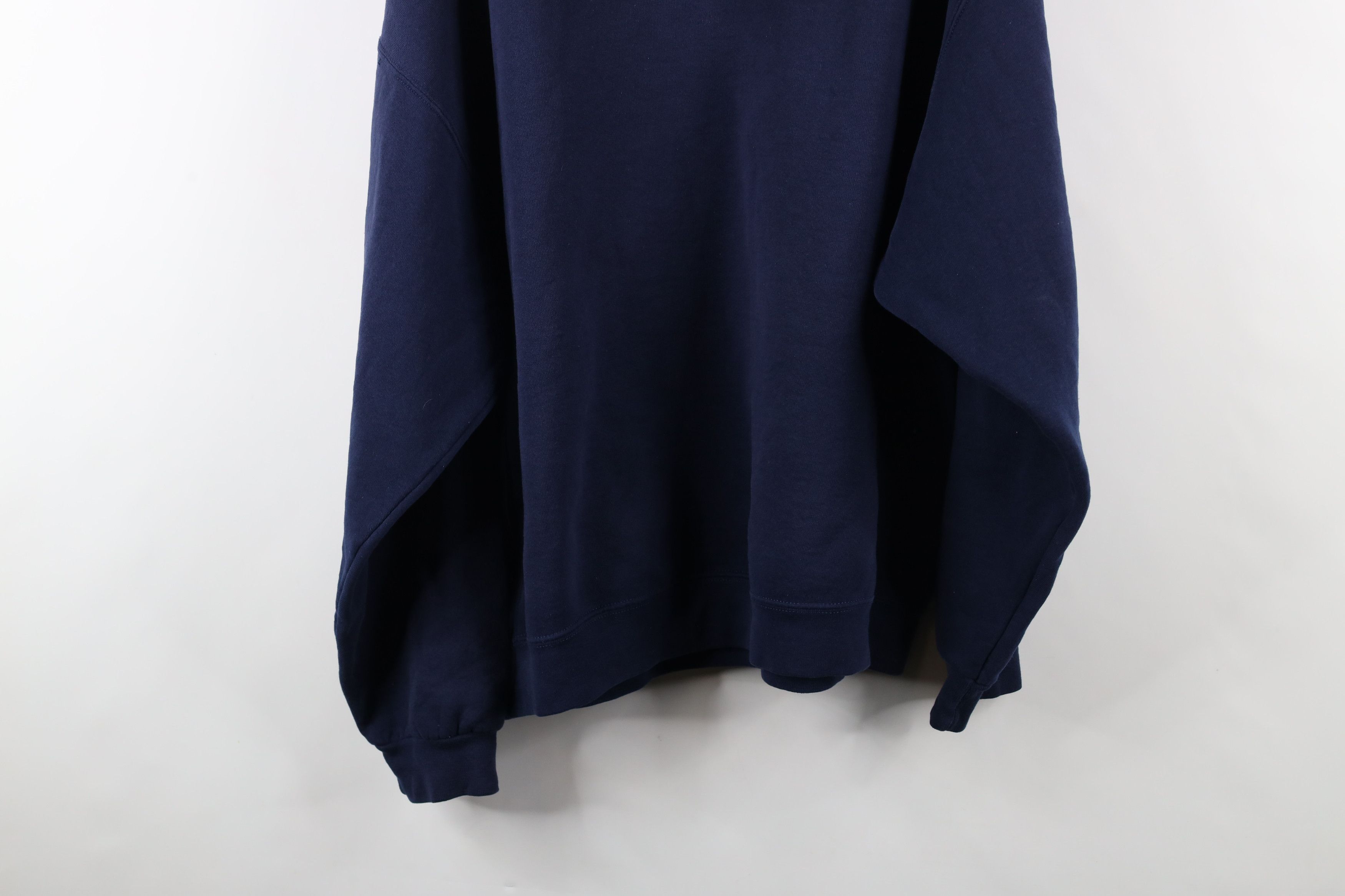 Russell Athletic Vintage 90s Russell Athletic Blank Hoodie Sweatshirt Blue Size US XXL / EU 58 / 5 - 13 Thumbnail