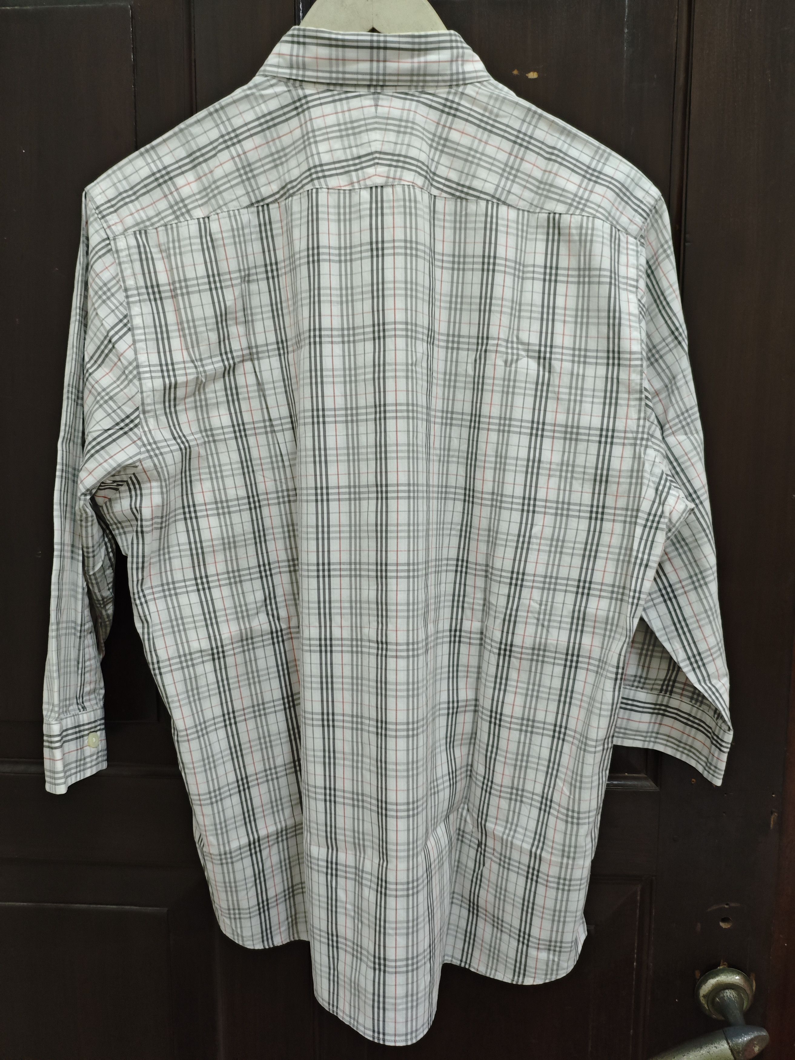 Burberry Burberry Black Label Check 3/4 Long sleeve shirt Size US XL / EU 56 / 4 - 2 Thumbnail