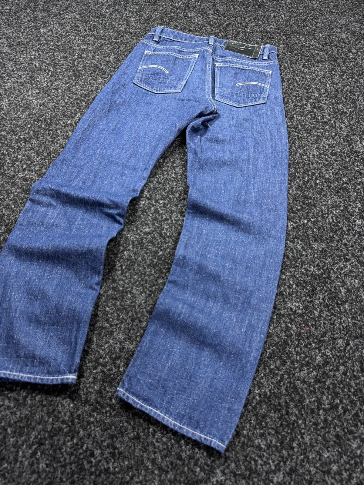 G-Star Vintage 00s Y2K G-Star RAW Triple A Straight Dark Blue Jeans Size 26" / US 2 / IT 38 - 14 Thumbnail