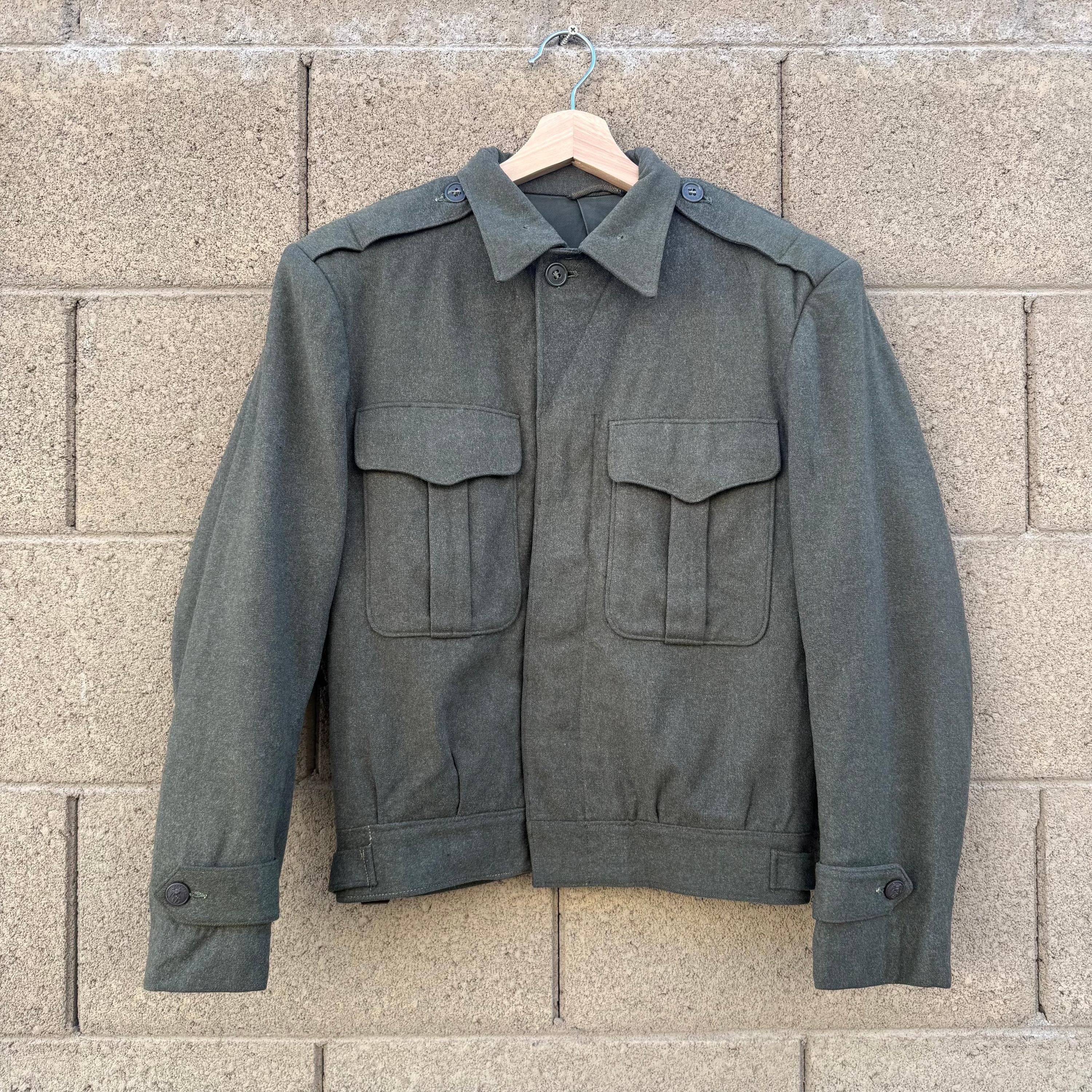 Vintage 50's US Military Officer Wool Jacket Size US S / EU 44-46 / 1 - 1 Thumbnail