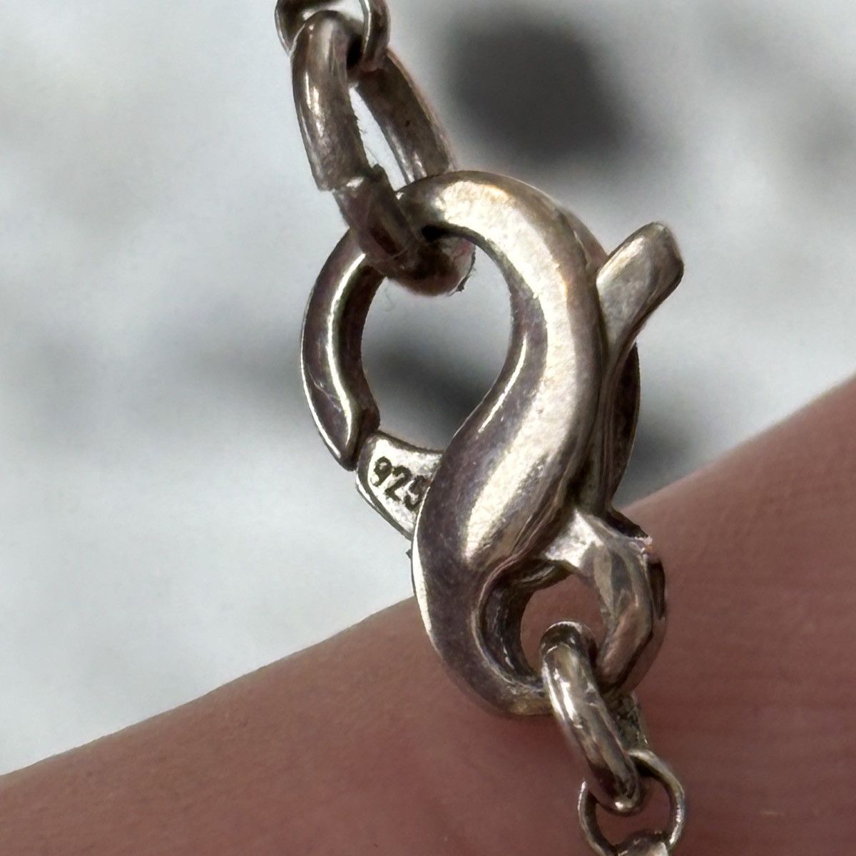 Sterling Silver Vintage Sterling Trilobite + Bone Pendant & Chain 925 Silver Size ONE SIZE - 12 Thumbnail