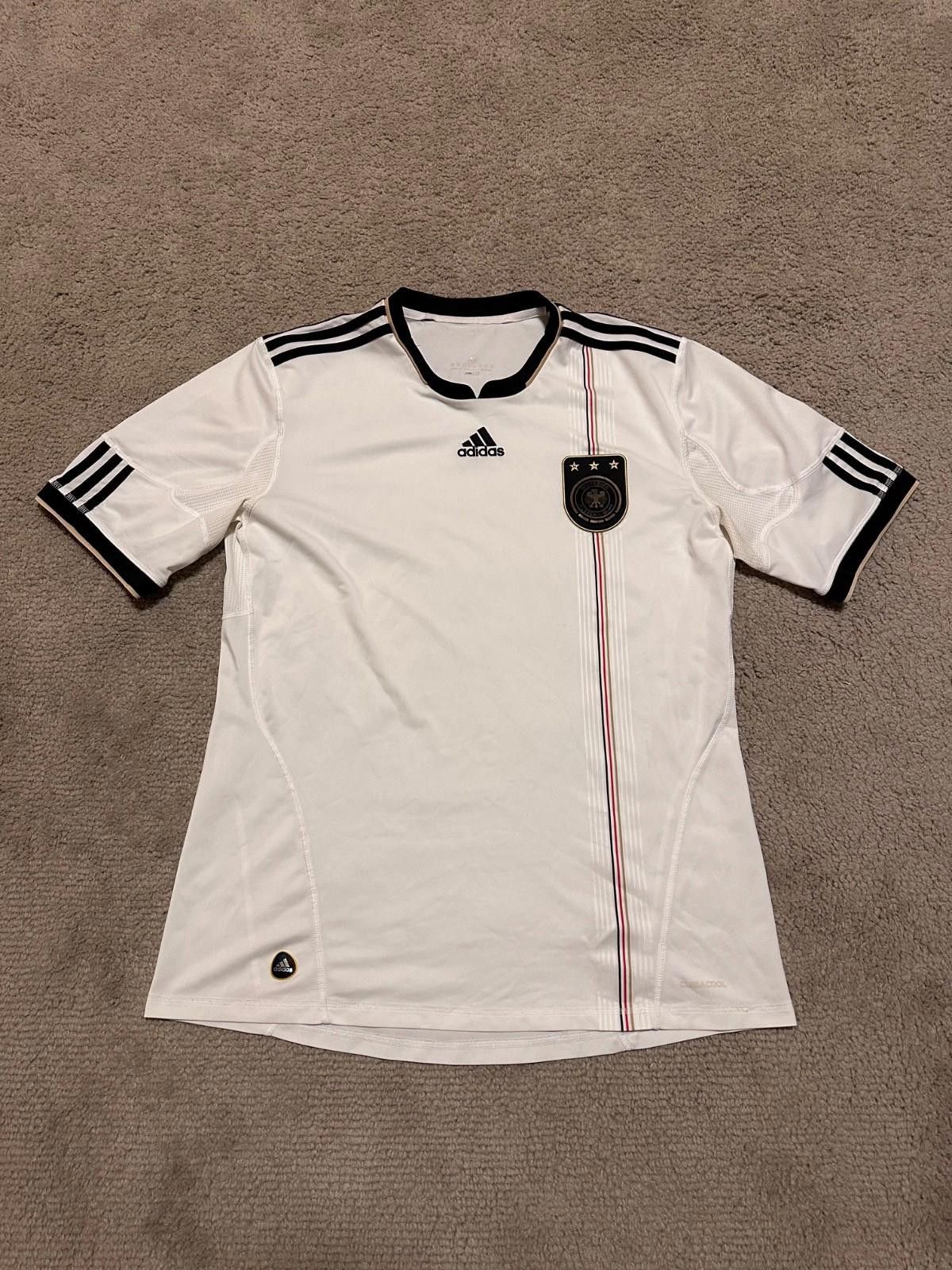 Adidas GERMANY 2010 2012 TEAM HOME FOOTBALL SHIRT SOCCER JERSEY Size US XL / EU 56 / 4 - 1 Thumbnail