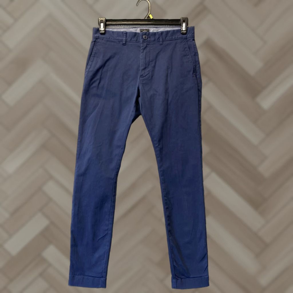 J.Crew J. Crew Men's Chino Pants 30x32 Skinny Navy 137-20 Size US 30 / EU 46 - 1 Thumbnail