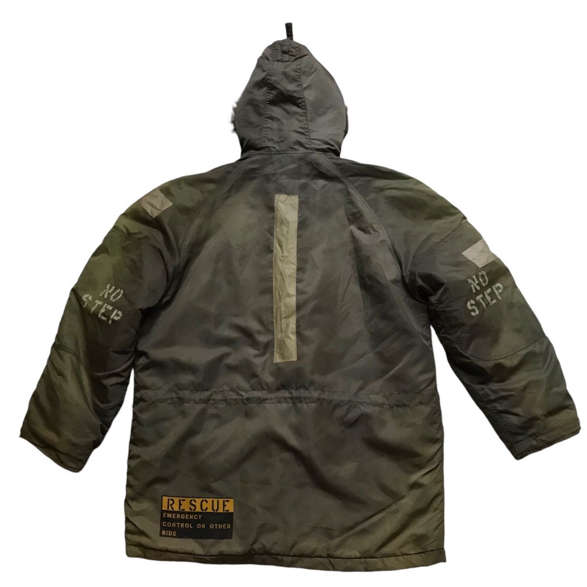 Avirex RARE VINTAGE AVIREX BOMBER FAUX FUR PARKA SUN FADED JACKET Size US L / EU 52-54 / 3 - 7 Thumbnail