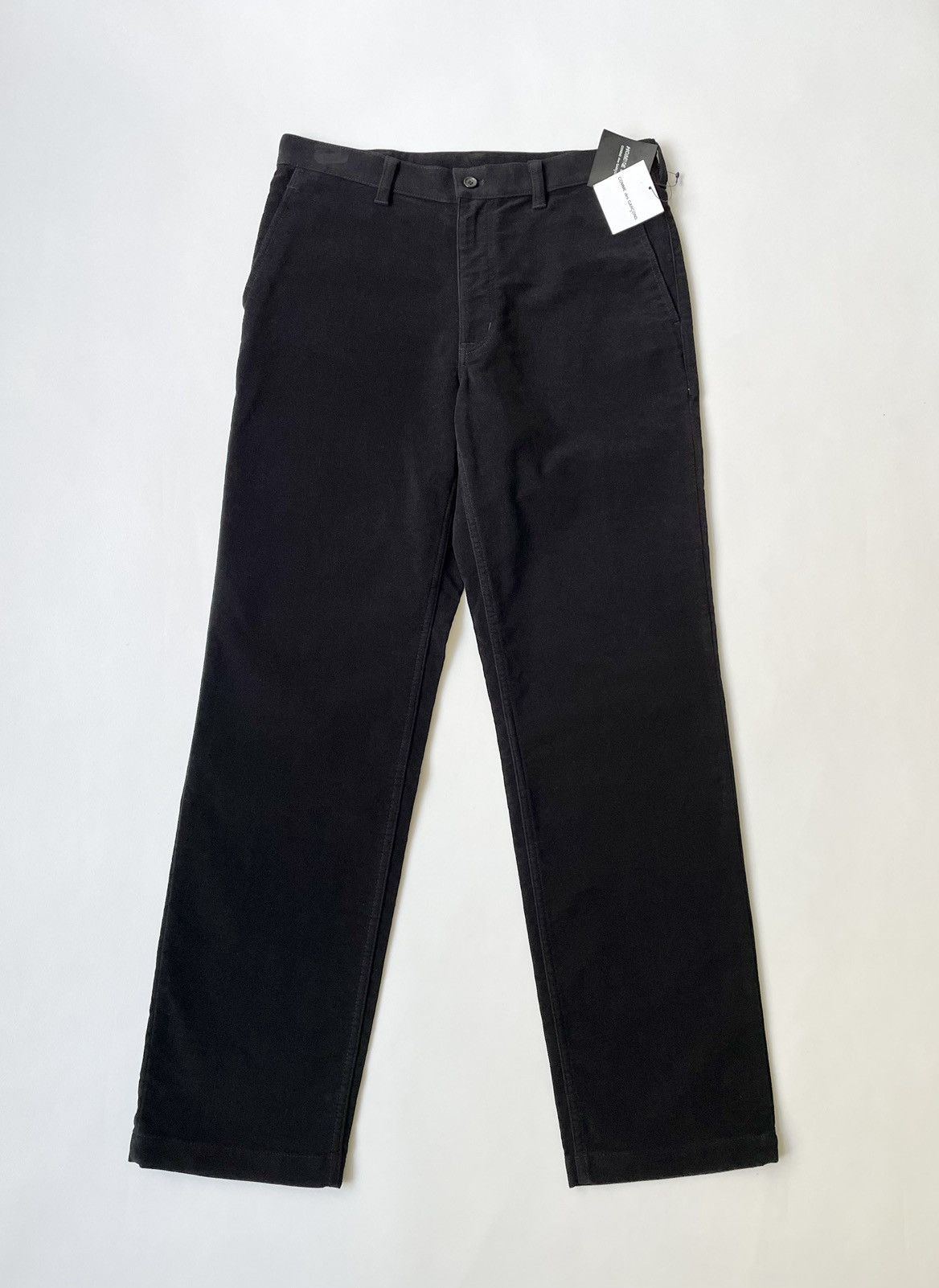 Comme des Garcons A/W 10 Black Moleskin Trousers Size US 32 / EU 48 - 1 Thumbnail