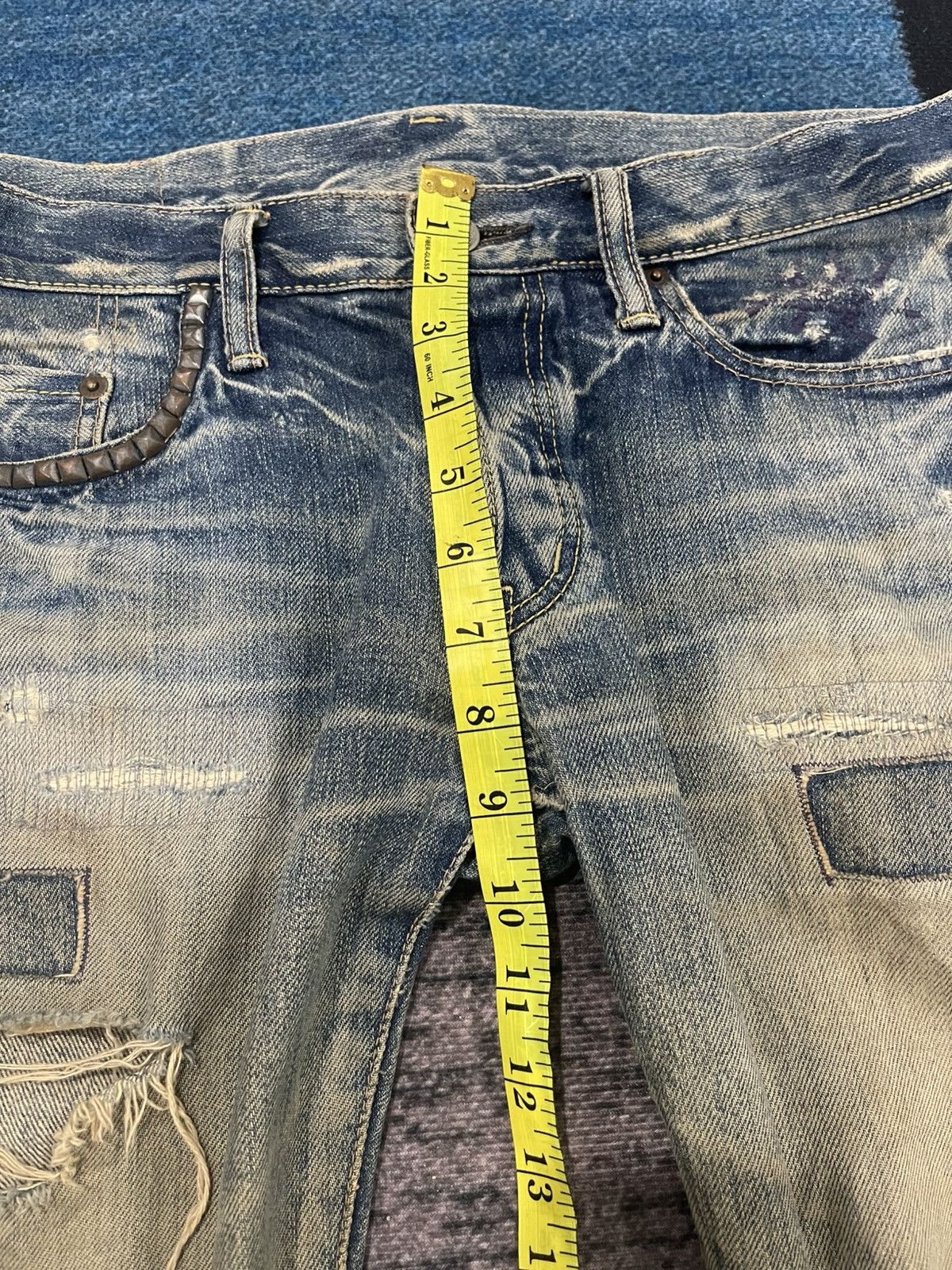 Hysteric Glamour Vintage Hysteric Glamour Distressed Denim Jeans Size US 32 / EU 48 - 25 Thumbnail