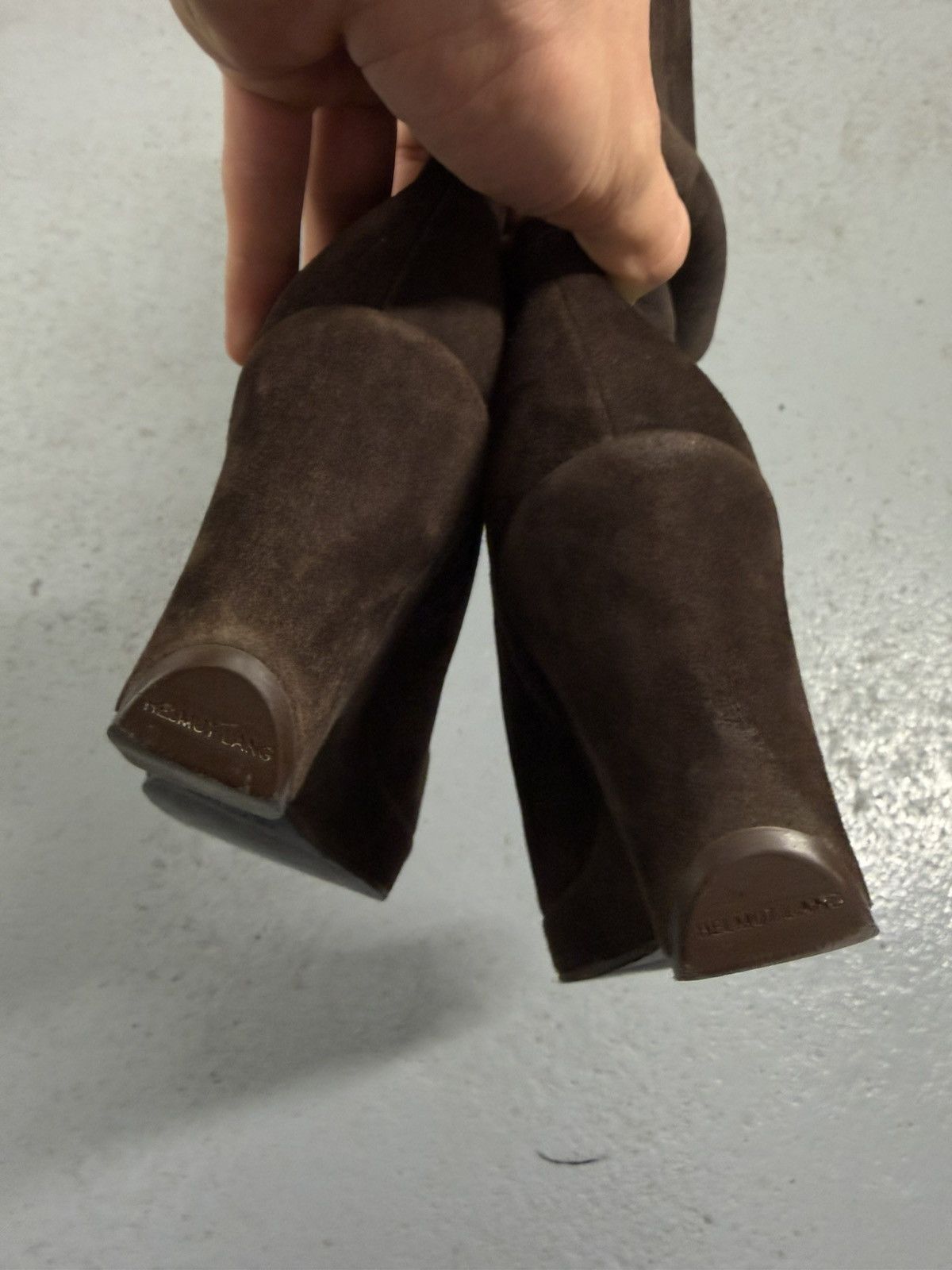 Helmut Lang Helmut Lang Vintage 00s Suede Riding Boots Size US 8.5 / IT 38.5 - 19 Thumbnail