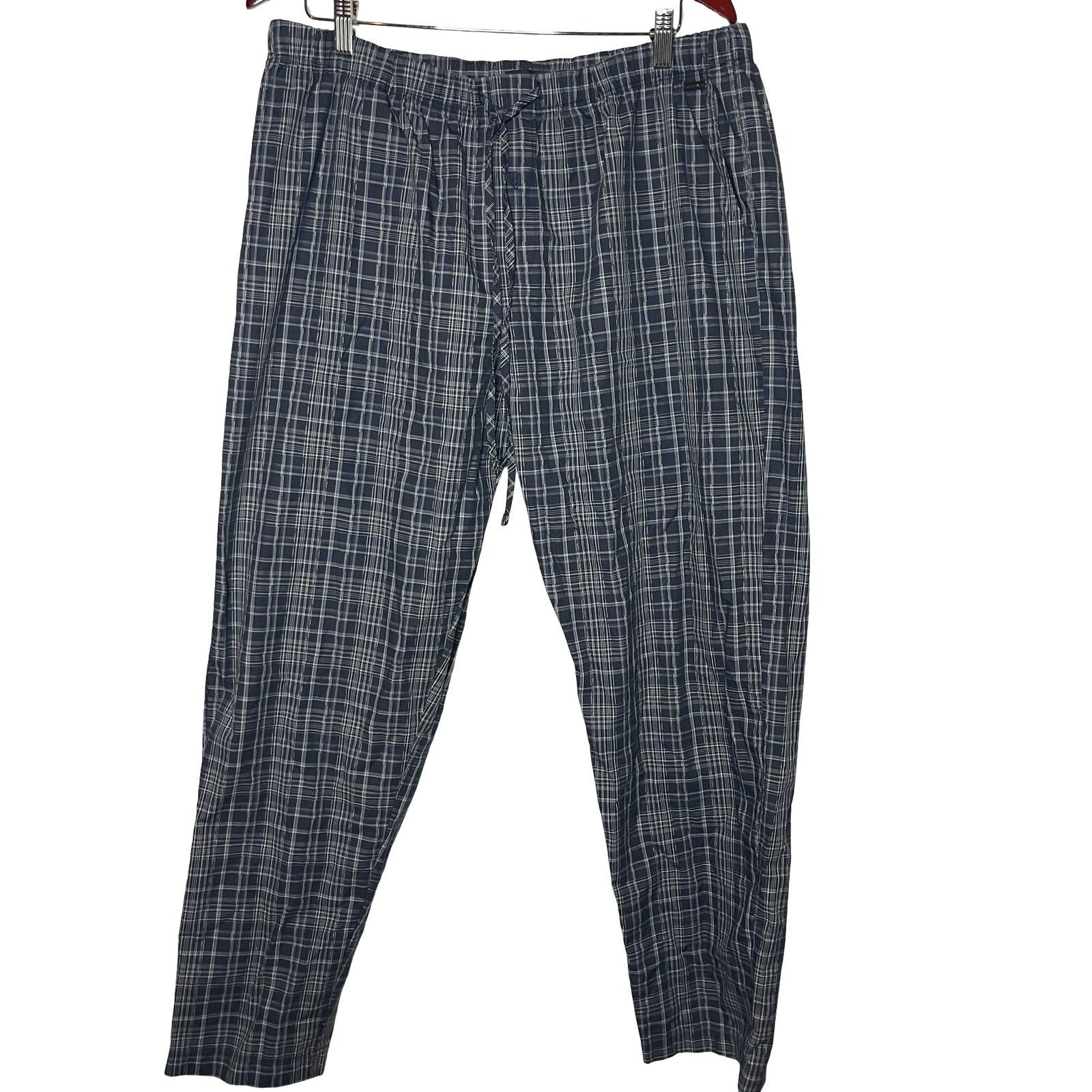 Hanro HANRO MEN SLEEP & LOUNGE NIGHT & DAY LONG PANTS BLUE sz XXL Size US 40 / EU 56 - 2 Thumbnail