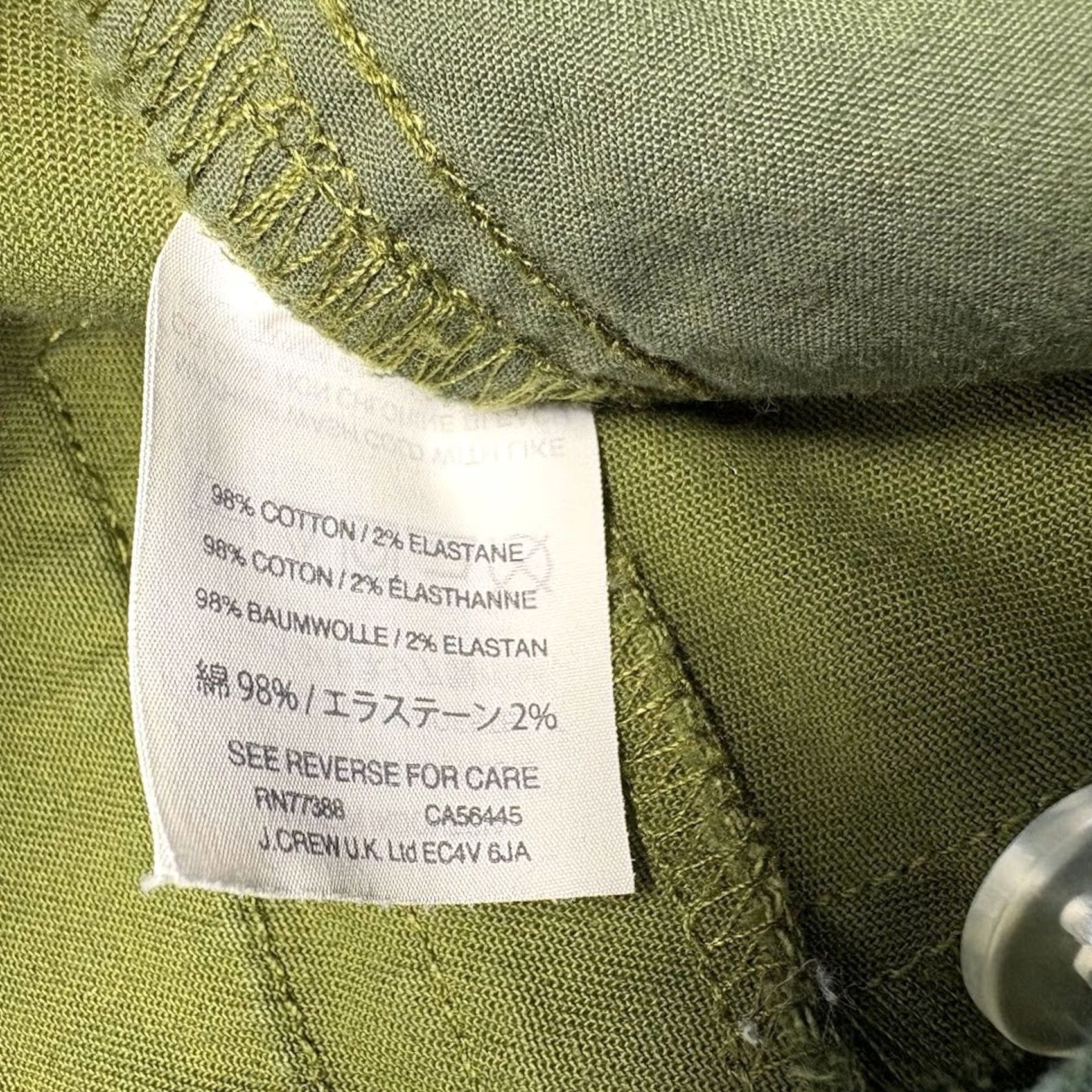 J.Crew J. Crew Slim Crop Chino Pants Olive Green Size 0 Size 25" / US 0 / IT 36 - 5 Thumbnail