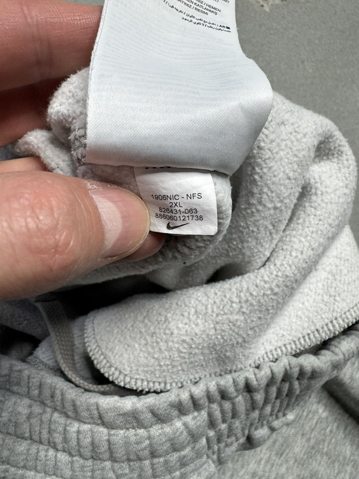 Nike × Vintage Vintage Nike Gray Cotton Baggy Tracksuit XL Size US XL / EU 56 / 4 - 9 Thumbnail