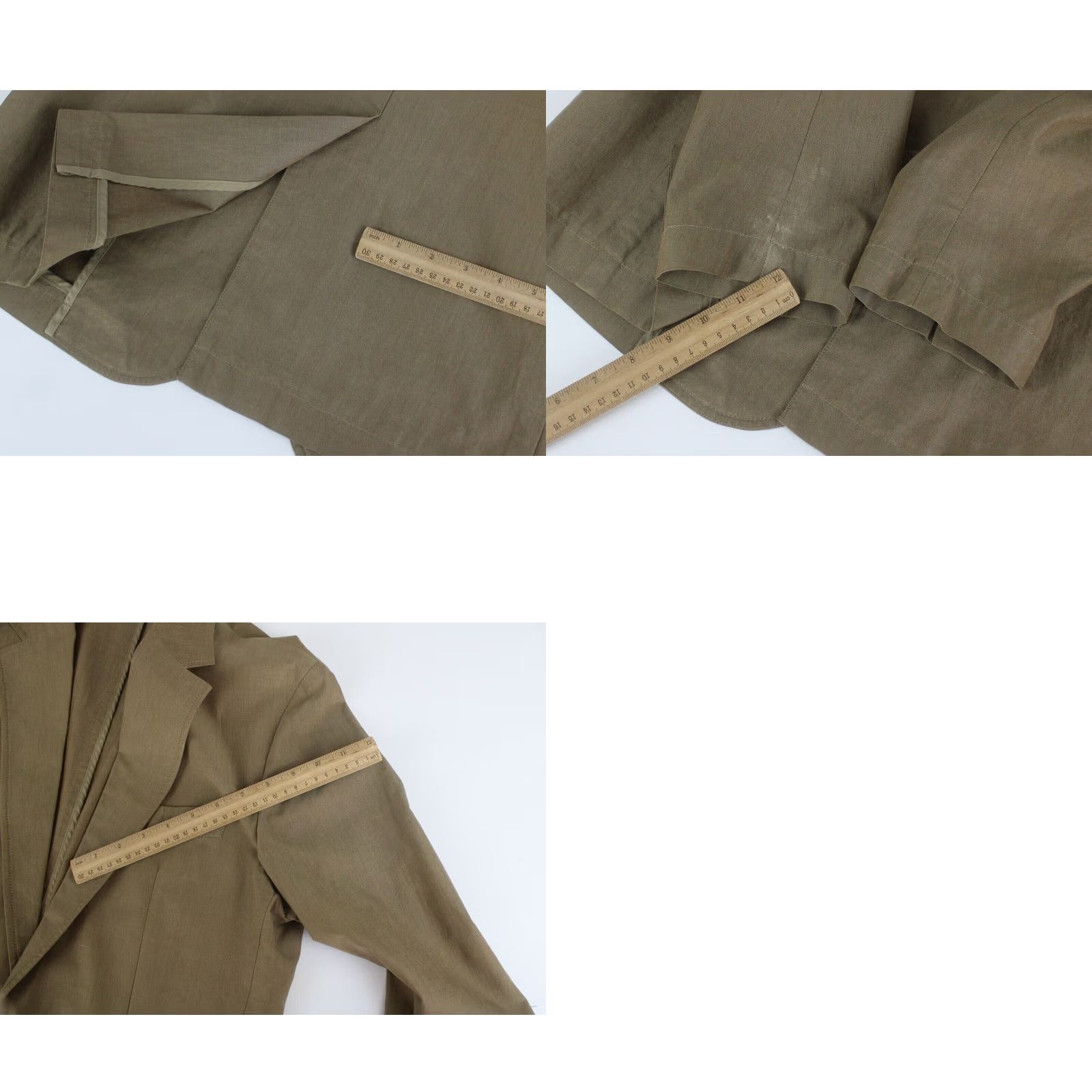 Hugo Boss Hugo Boss Blazer Sahara Storn-W Kaiser Large Brown Mens Thin Shiny Shell Size 42R - 8 Thumbnail