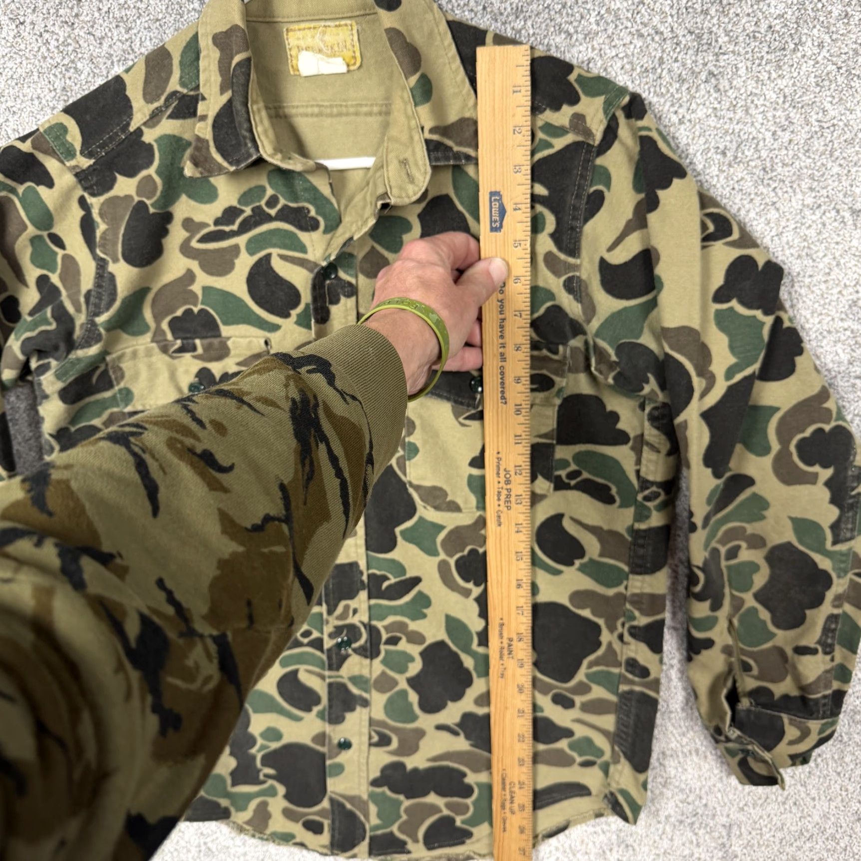 Vintage VINTAGE Deerskin Shirt Duck Camo Hunting Mens M Casual Workwear USA Made Button-Up Long Sleeve Camouflage Size US M / EU 48-50 / 2 - 2 Thumbnail