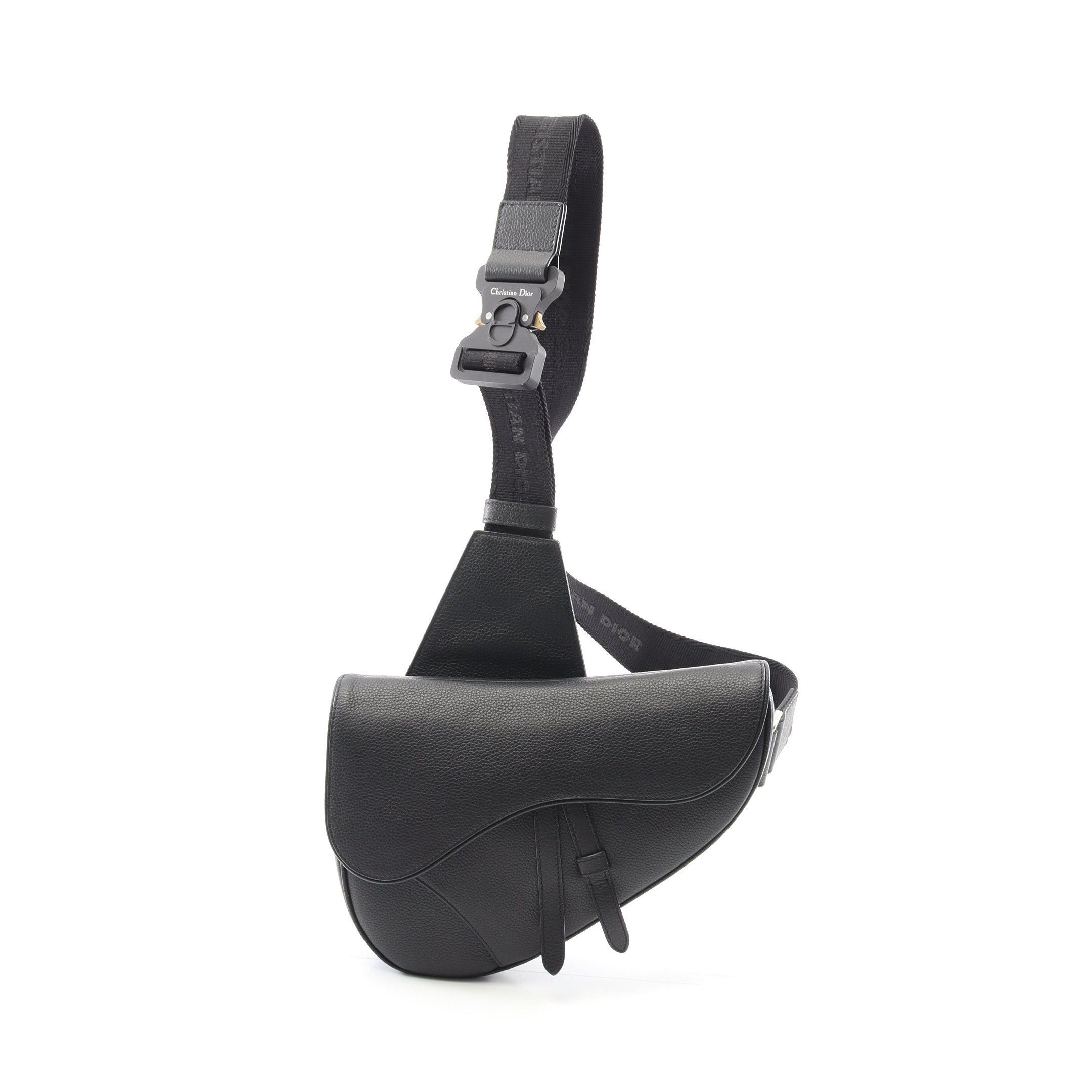 Dior Dior Saddle Bag Body Leather Black Size ONE SIZE - 1 Thumbnail