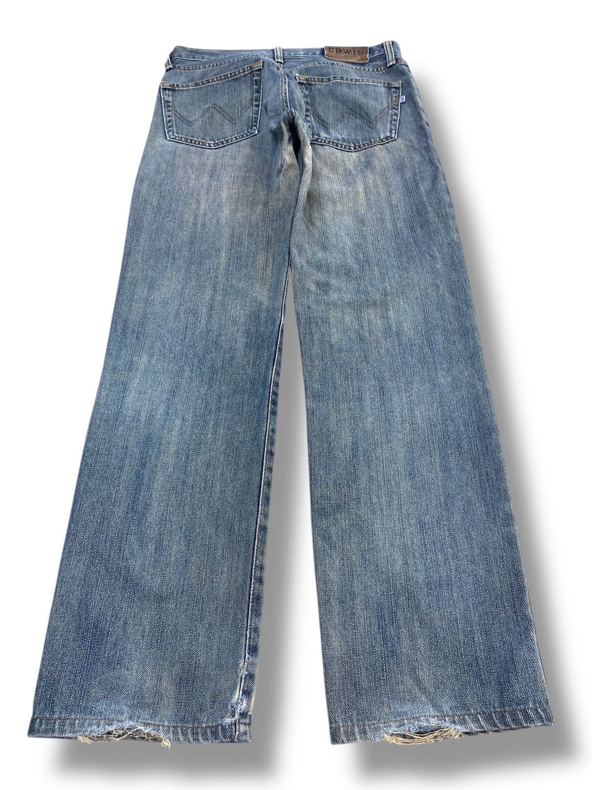 Edwin Edwin Blue Acid Wash Style Straight Cut Jeans Size US 28 / EU 44 - 3 Thumbnail