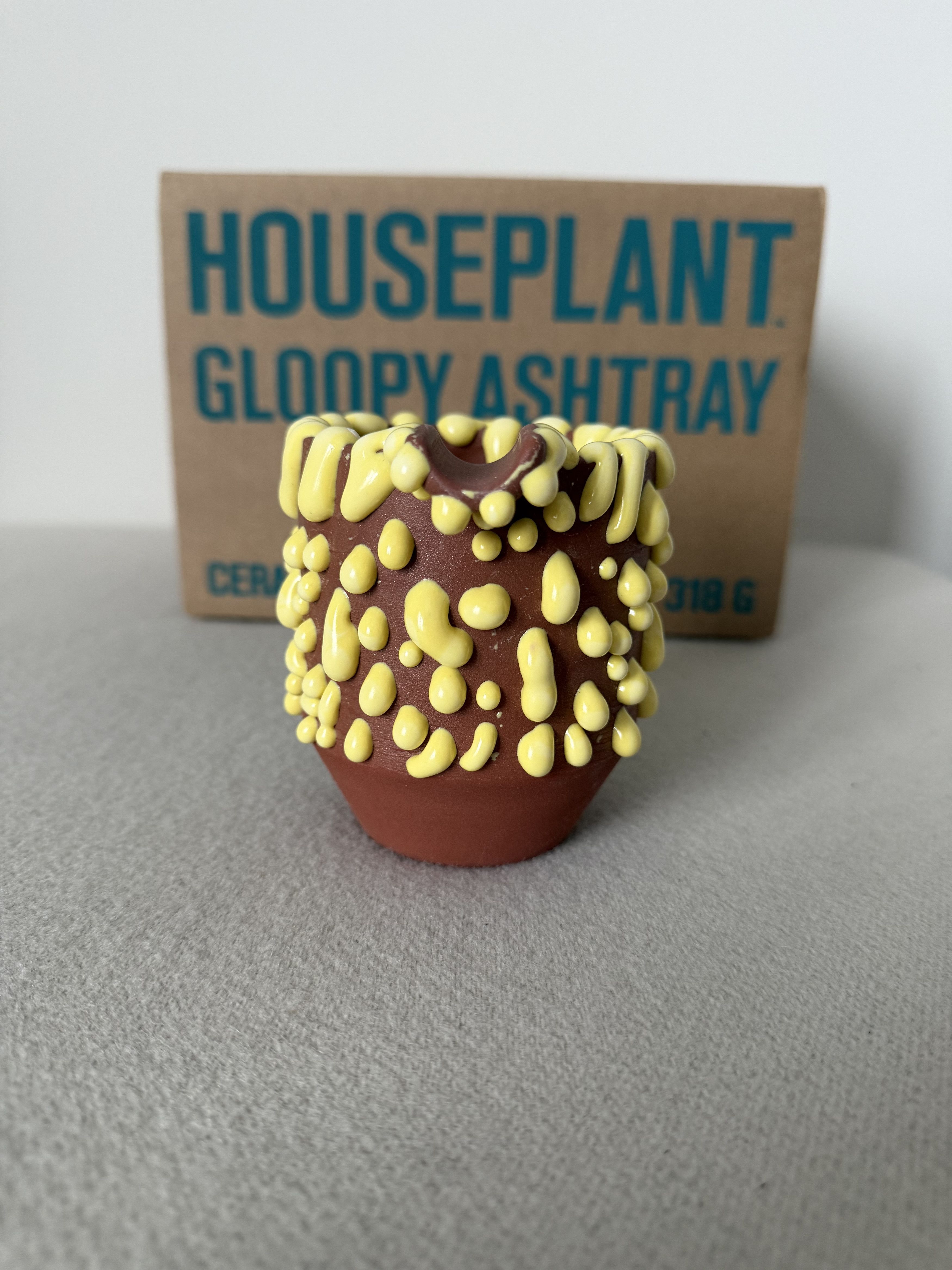 Houseplant Houseplant Gloopy Ashtray in Brown Yellow Size ONE SIZE - 4 Thumbnail