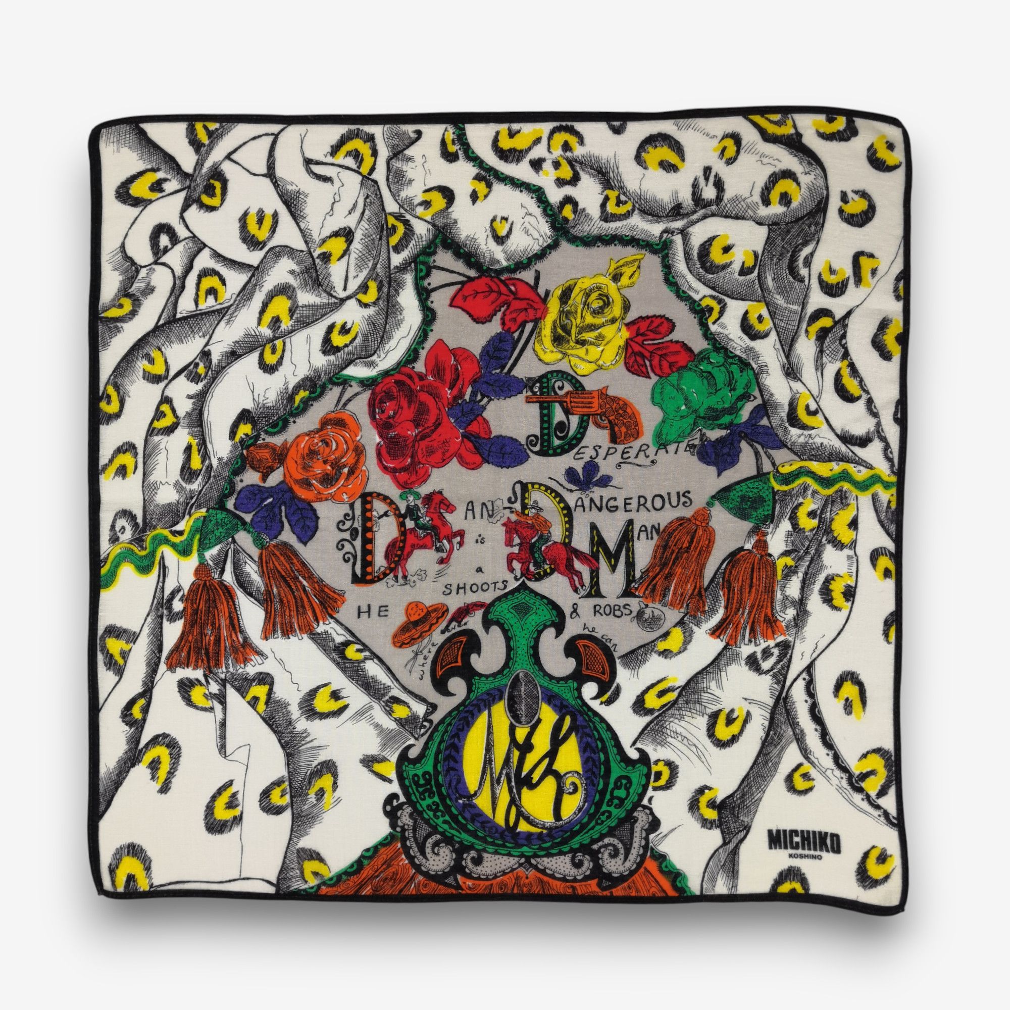 Michiko Koshino London Vintage Michiko London Handkerchief Neckerchief Bandana Size ONE SIZE - 1 Thumbnail