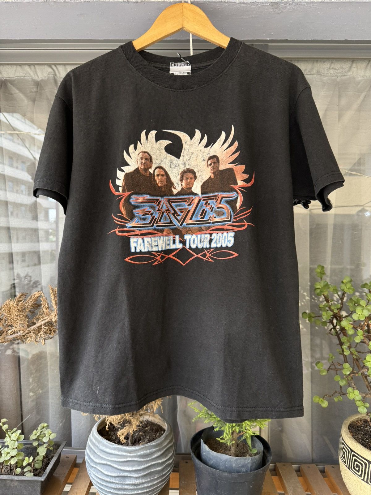 Band Tees × Vintage Vintage 00’s The Eagles Farewell tour 2005 Size US M / EU 48-50 / 2 - 2 Thumbnail