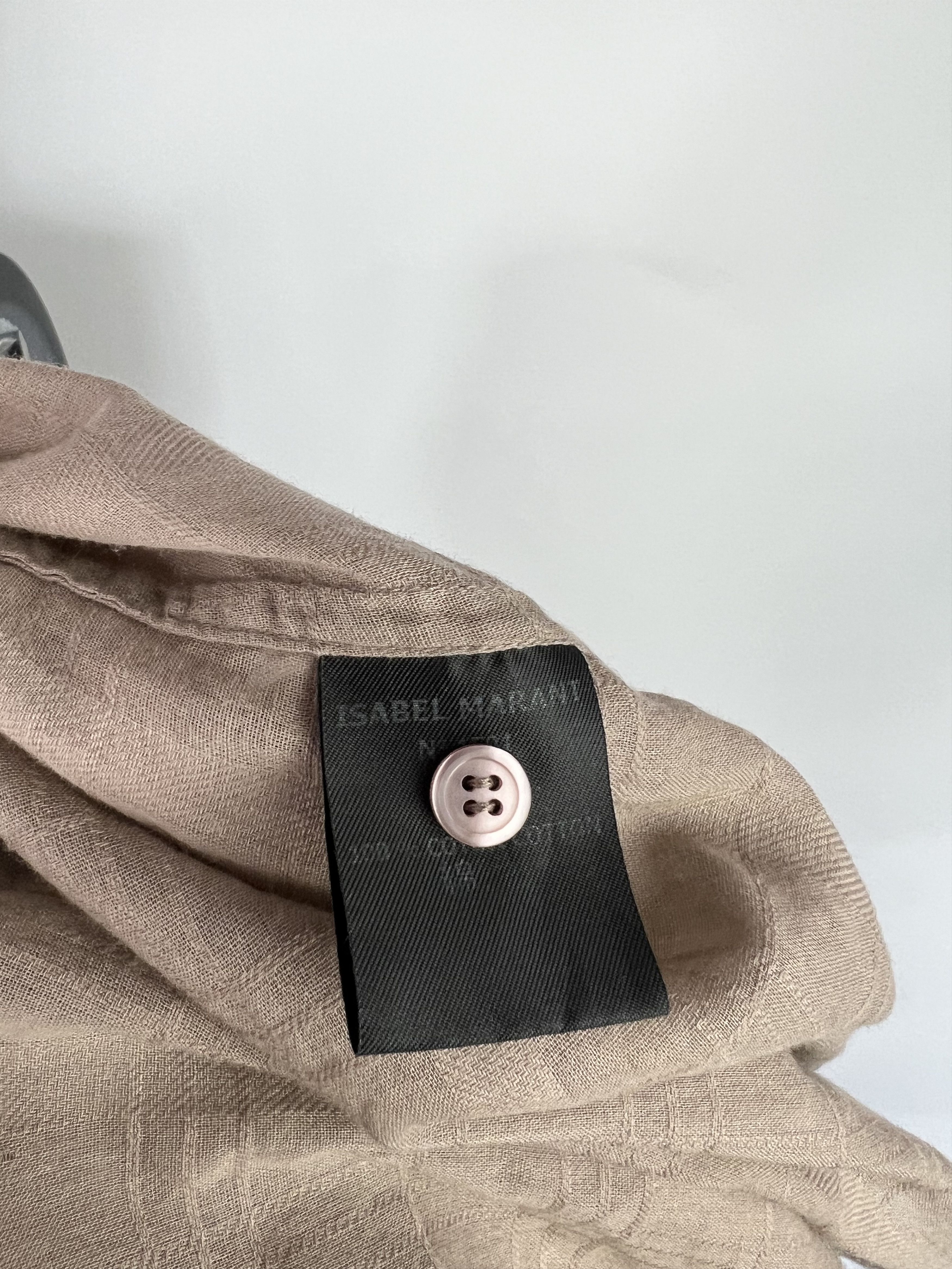 Isabel Marant × Isabel Marant Etoile Isabel Marant Etoile Cotton Button Shirt Blouse Size 2 Size M / US 6-8 / IT 42-44 - 12 Thumbnail