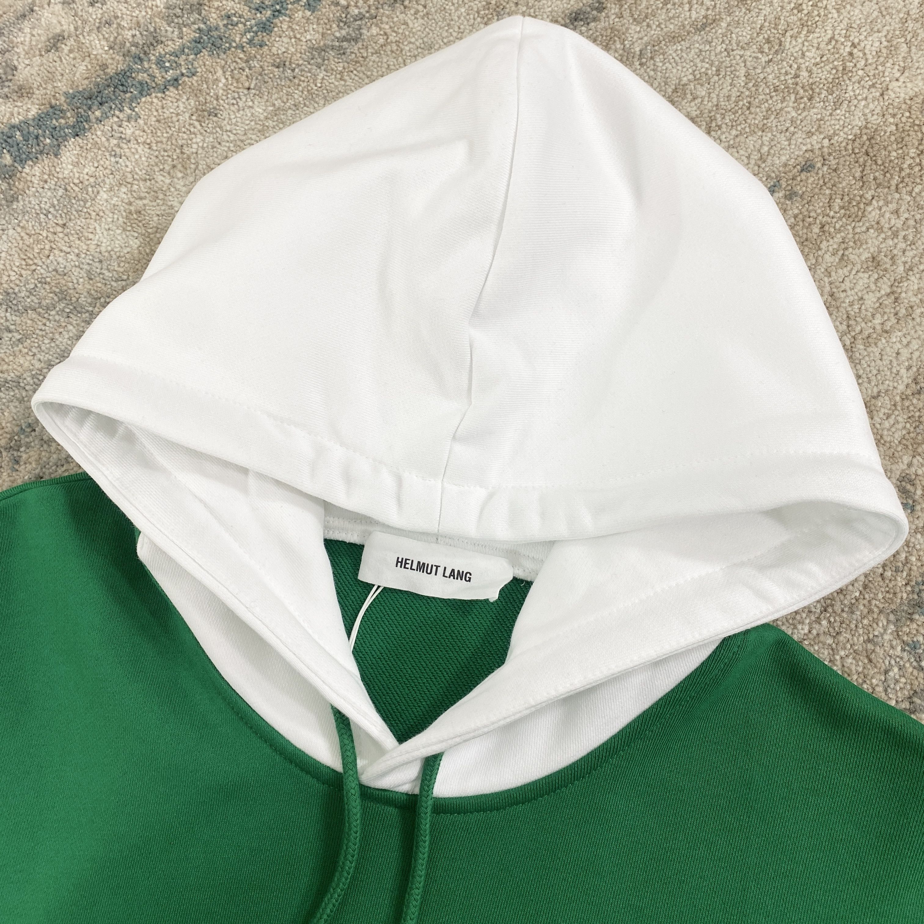 Helmut Lang Helmut Lang Tokyo Taxi Hoodie In Green & White RRP £250 Size US S / EU 44-46 / 1 - 5 Thumbnail