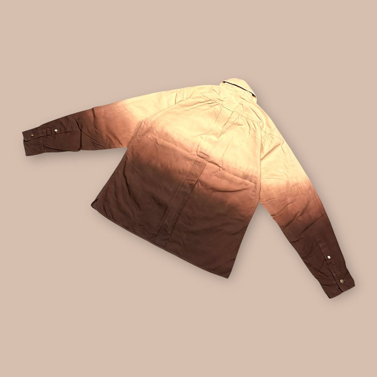 OG2000's Bape Gradient Brown L/S Button up Shirt
