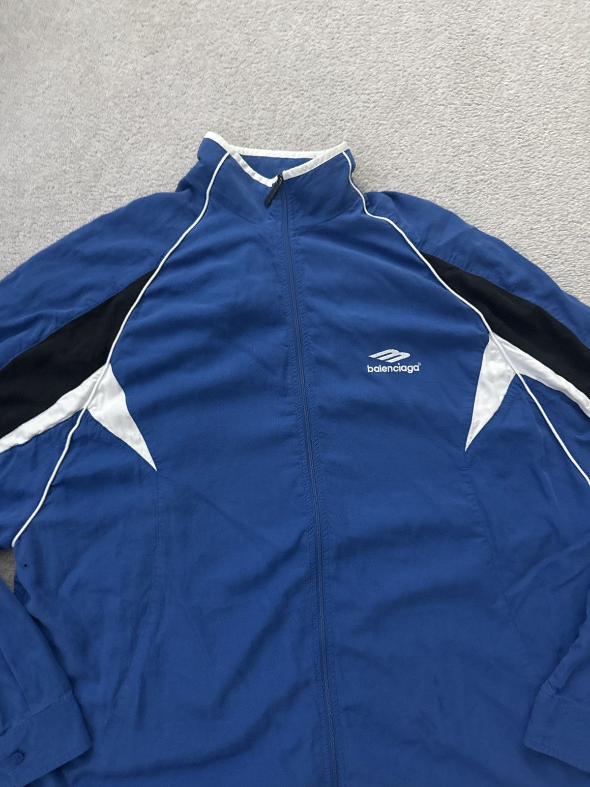 Balenciaga Balenciaga Sporty B Oversized Track Jacket Size US XXL / EU 58 / 5 - 5 Thumbnail