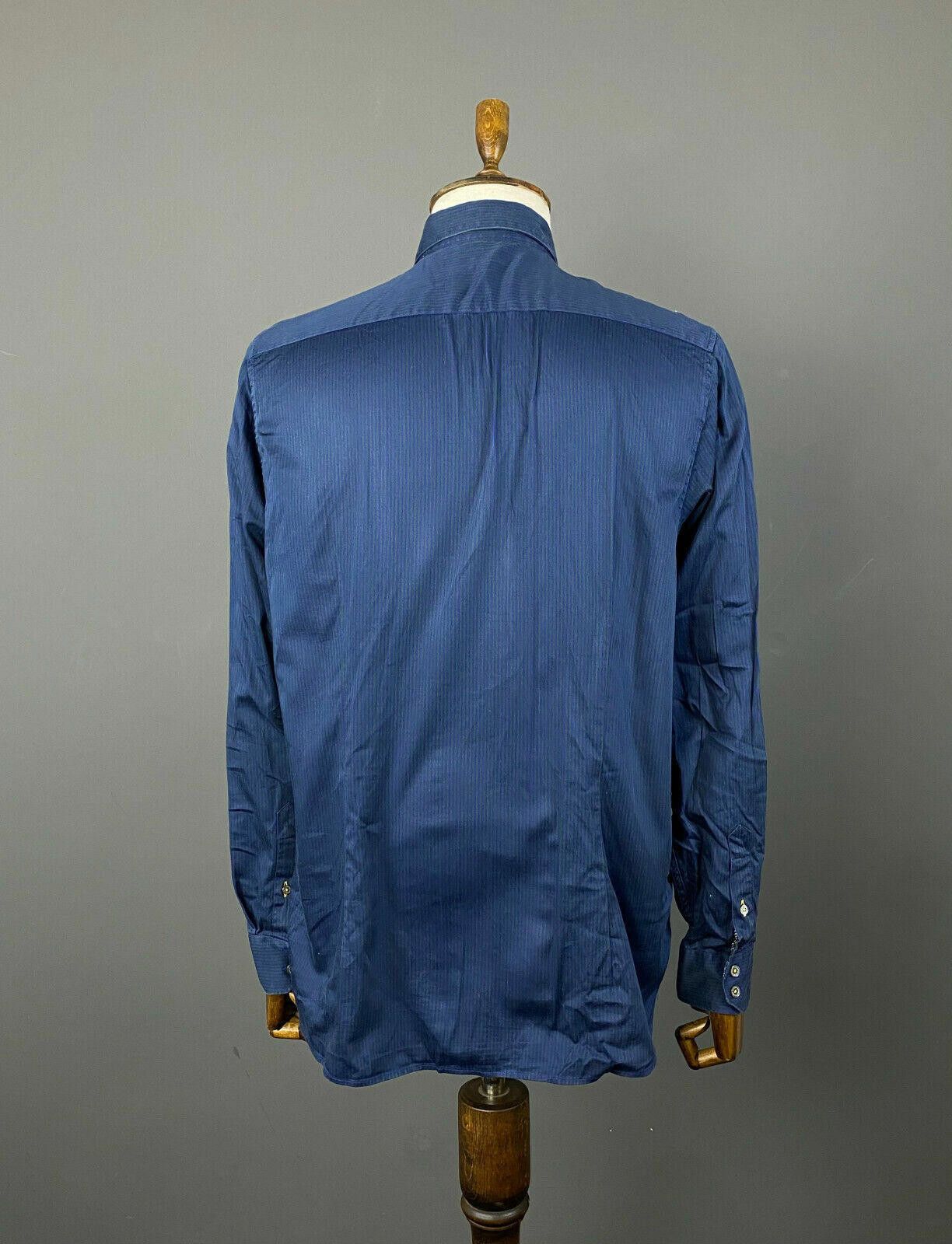 Ted Baker Men Ted Baker London Blue Stripe Button Up Shirt Size 6 Size US M / EU 48-50 / 2 - 6 Thumbnail