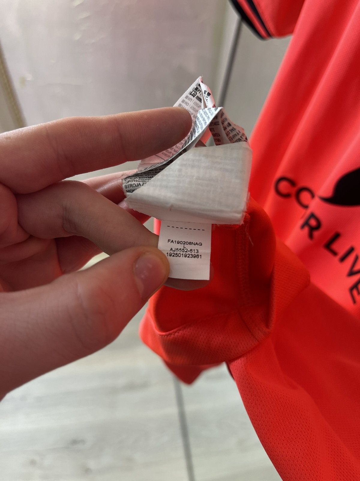 Jordan Brand Jordan x PSG 19/20 Infrared Away Jersey Stadium Shirt Size US L / EU 52-54 / 3 - 8 Thumbnail