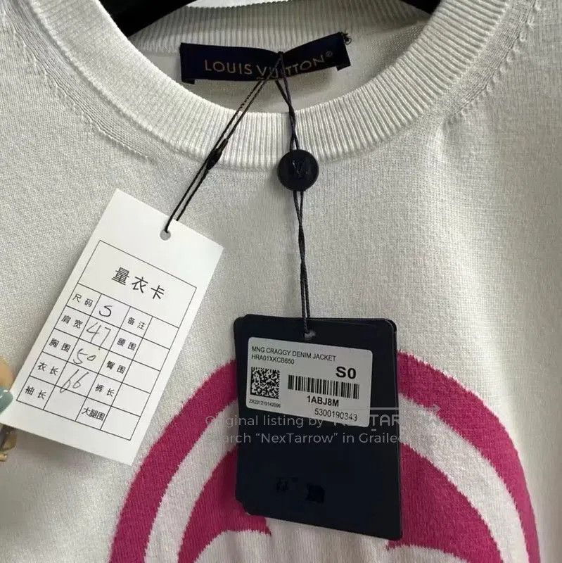 Louis Vuitton Louis Vuitton Men's White Cotton T-shirt . Size US S / EU 44-46 / 1 - 5 Thumbnail