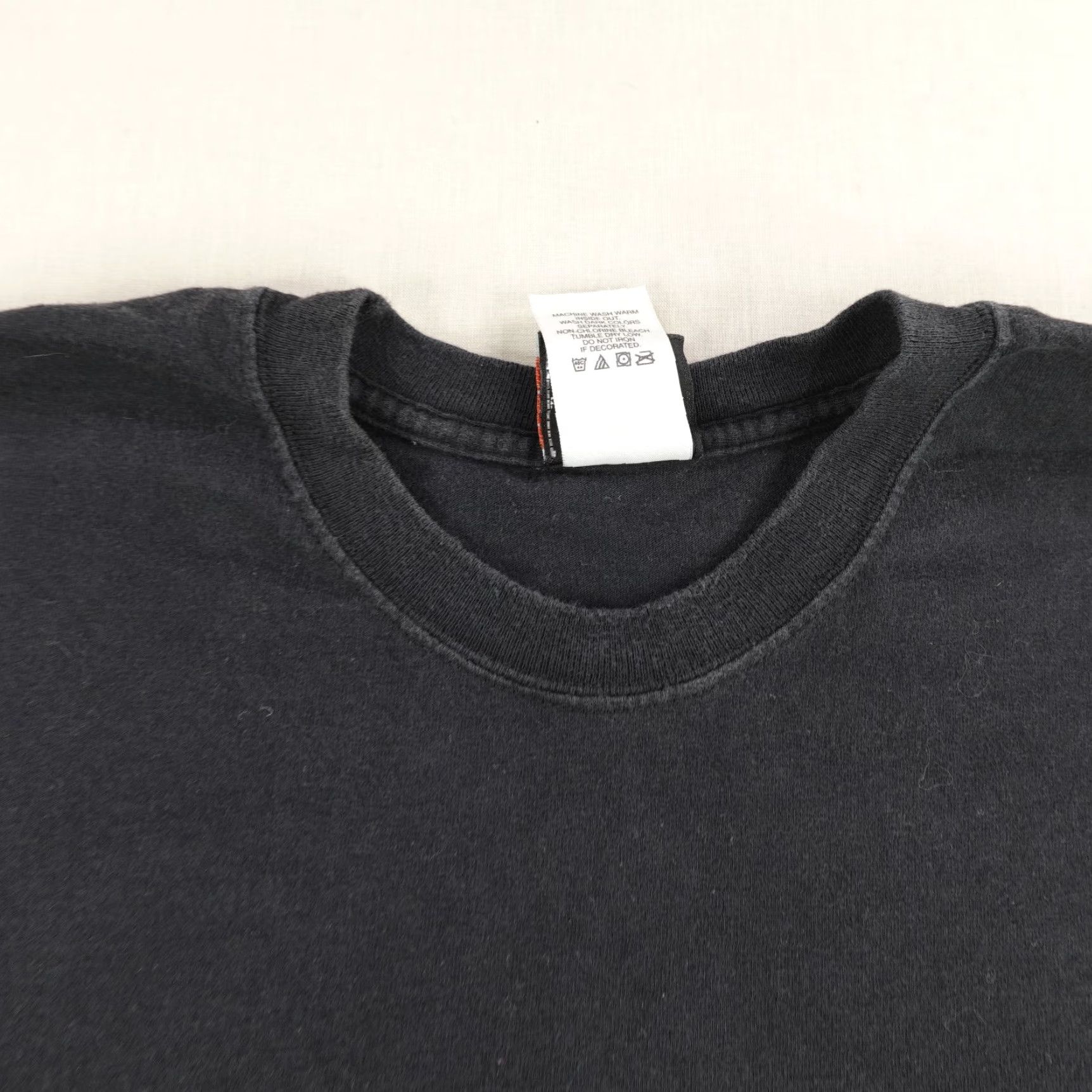 Harley Davidson Vintage Harley-Davidson T-Shirt Men XL Black Graphic Print Biker Motorcycle 2000s Visalia Size US XL / EU 56 / 4 - 4 Thumbnail