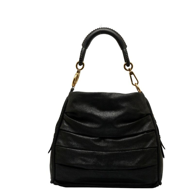 image of Dior Shoulder Bag Black Leather, Women's