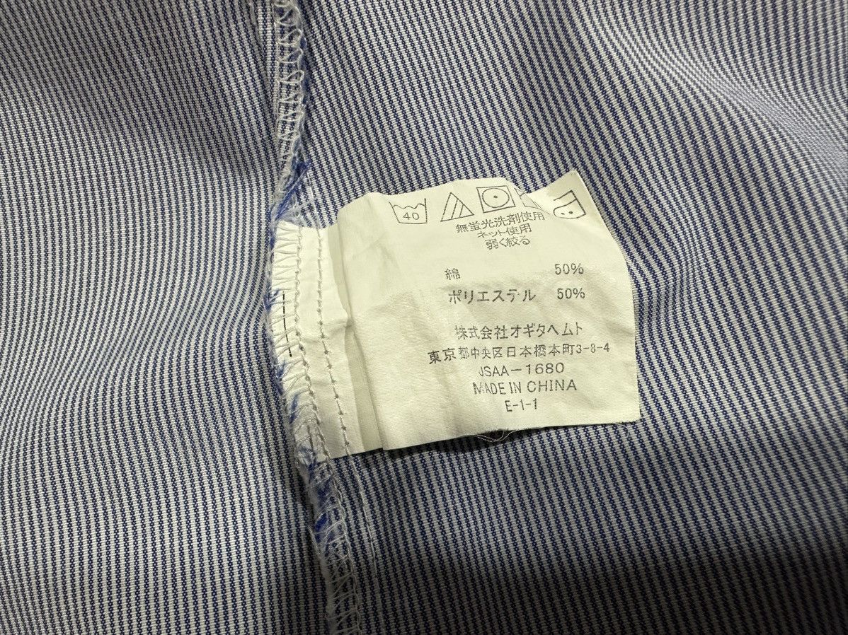 Japanese Brand × Y's × Yohji Yamamoto 🔥Vintage Sacsny Y’Saccs Yohji Yamamoto Striped Shirt Size US L / EU 52-54 / 3 - 4 Thumbnail