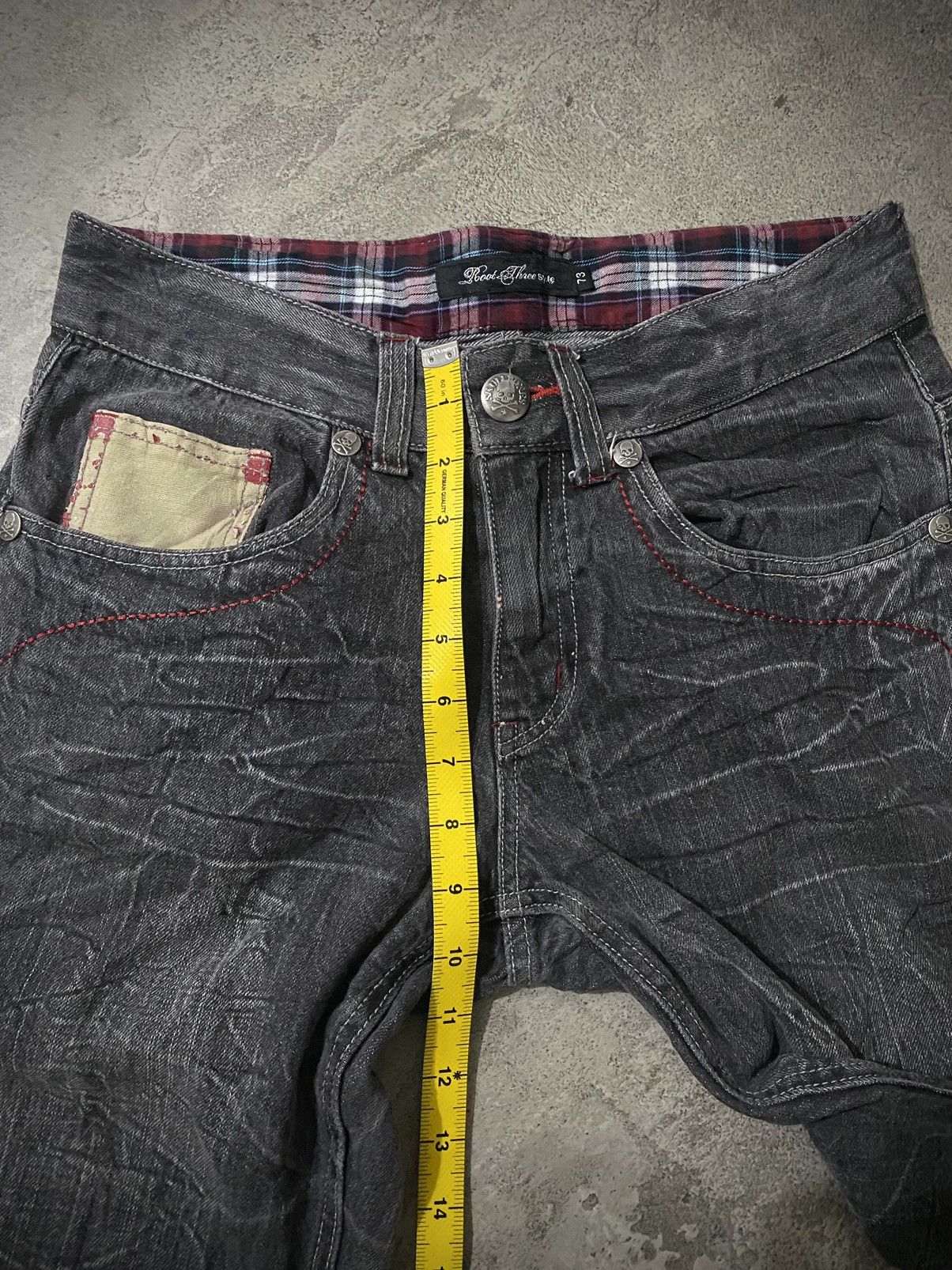Tornado Mart Lace up rootthree vkei style bootcut jeans Size US 30 / EU 46 - 13 Thumbnail