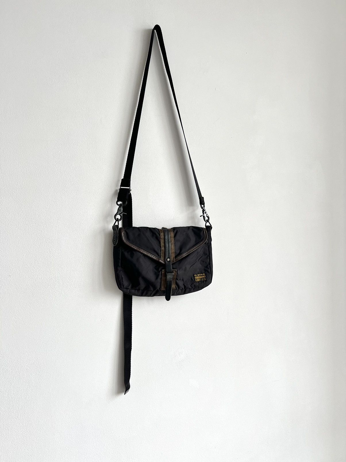 G-Star × Vintage Vintage Y2K G-Star Nylon Messenger Bag Size ONE SIZE - 2 Thumbnail