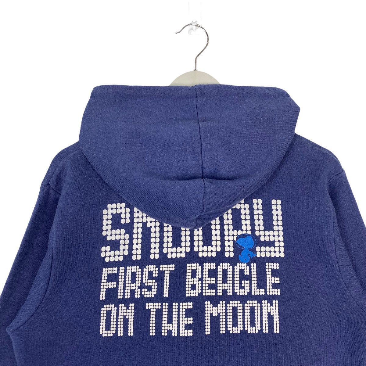 Other Vintage Peanuts Snoopy Printed Hoodie Sweater Navy Blue Size US M / EU 48-50 / 2 - 6 Thumbnail
