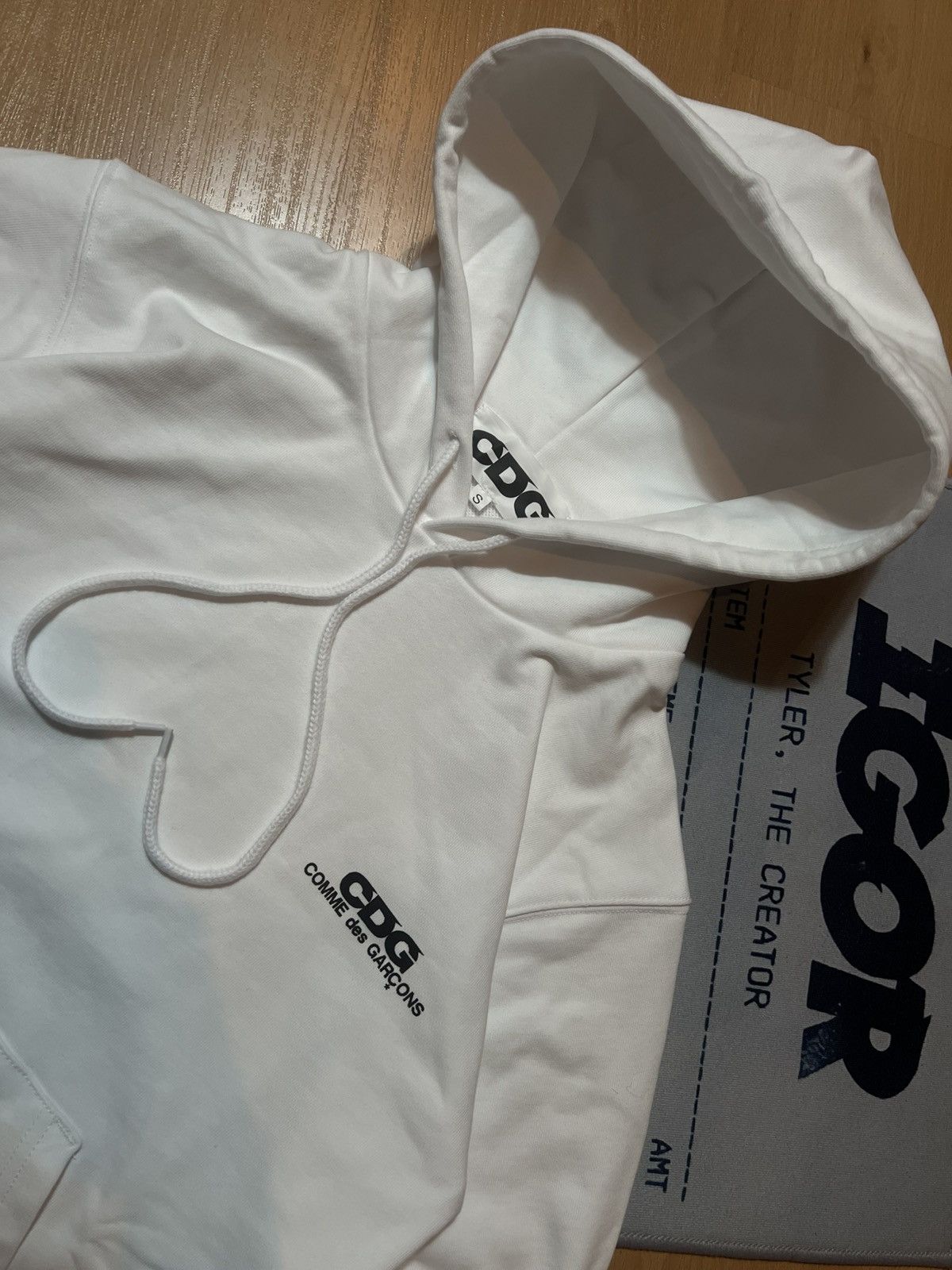 Comme des Garcons CDG Comme des Garçons Hoodie White Small Logo Size US S / EU 44-46 / 1 - 2 Thumbnail