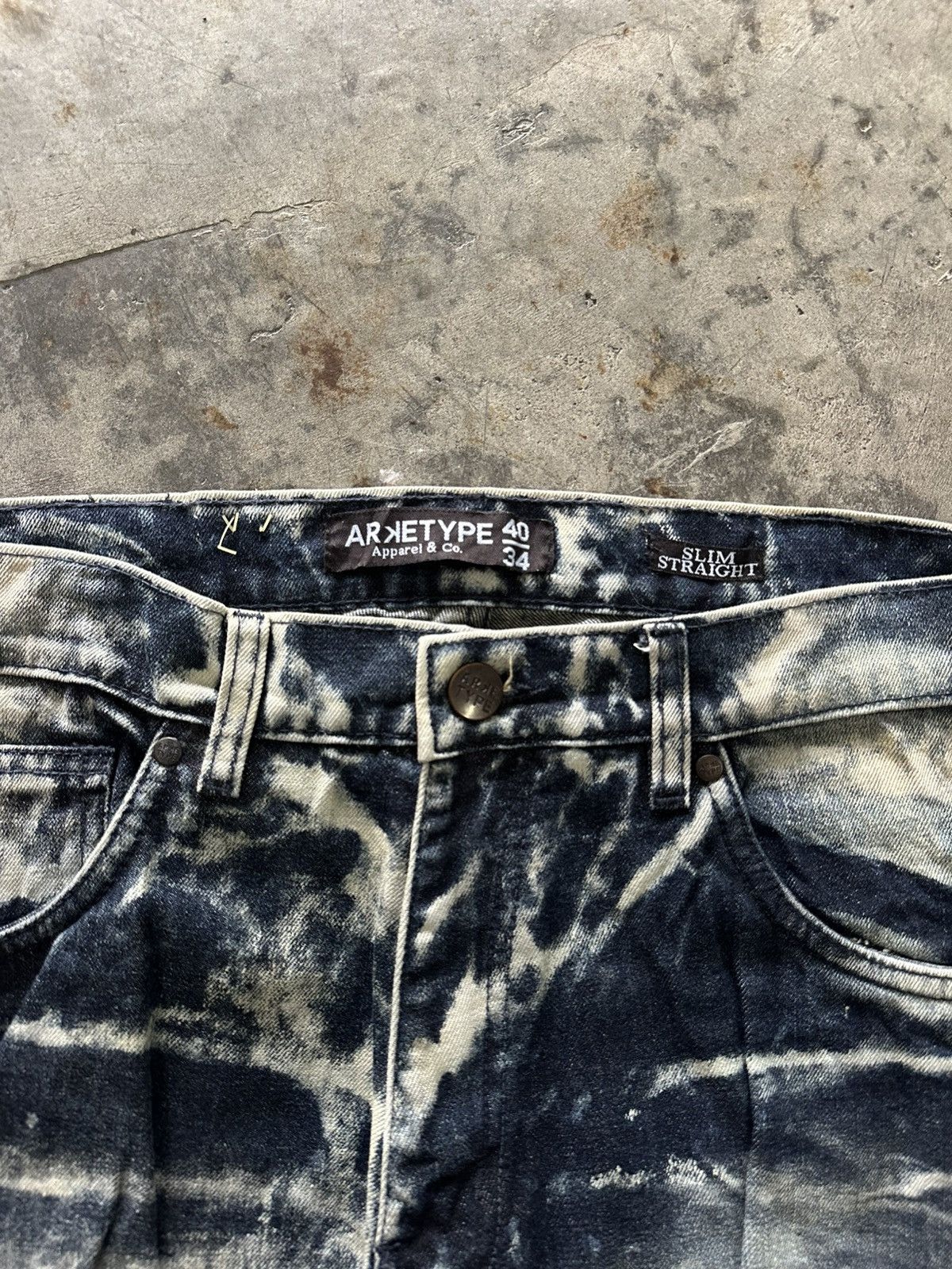 Tornado Mart Arketype Distress Jeans Size US 38 / EU 54 - 3 Thumbnail