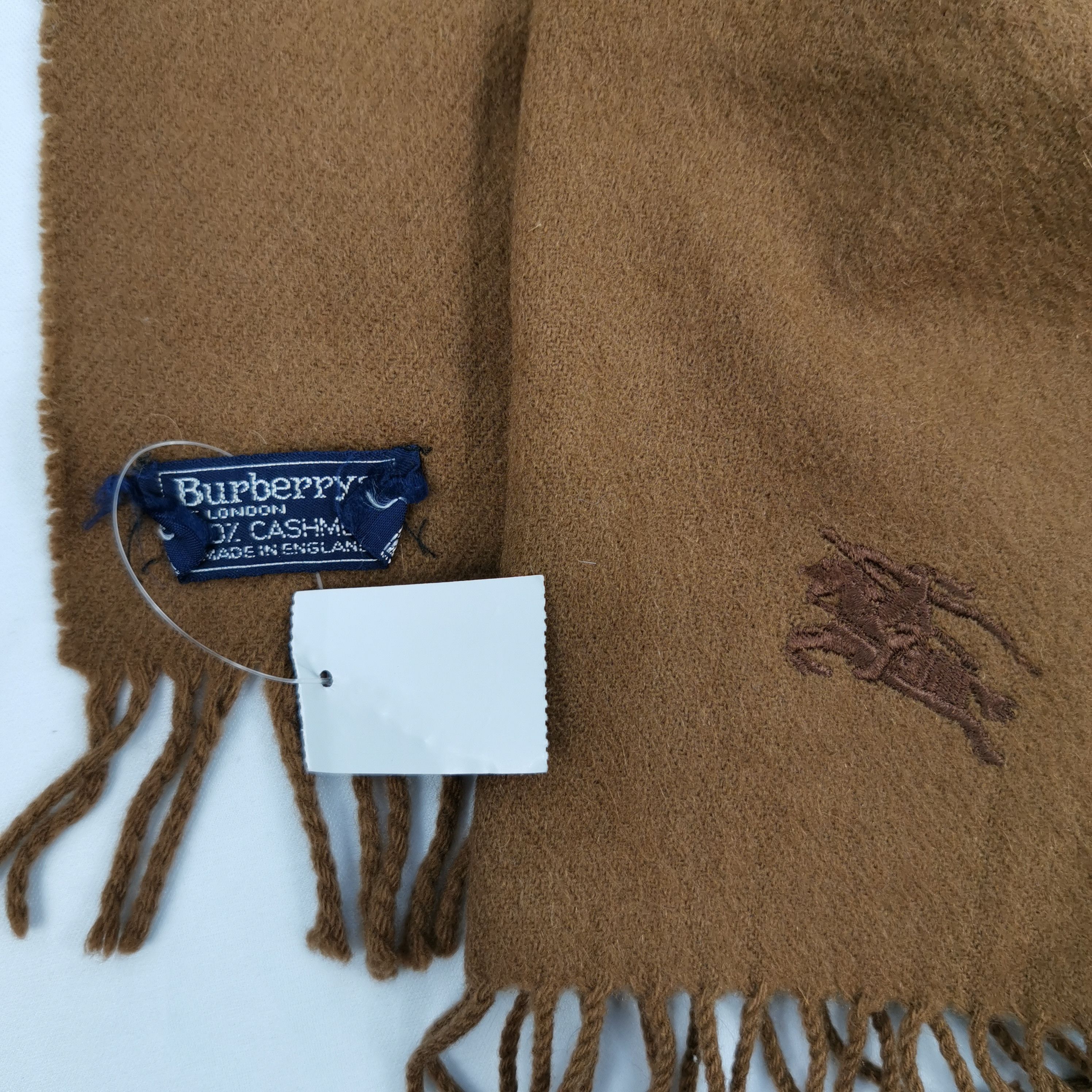 Burberry Vintage Wool Scarf Winter Scarves 56789 Size ONE SIZE - 4 Thumbnail