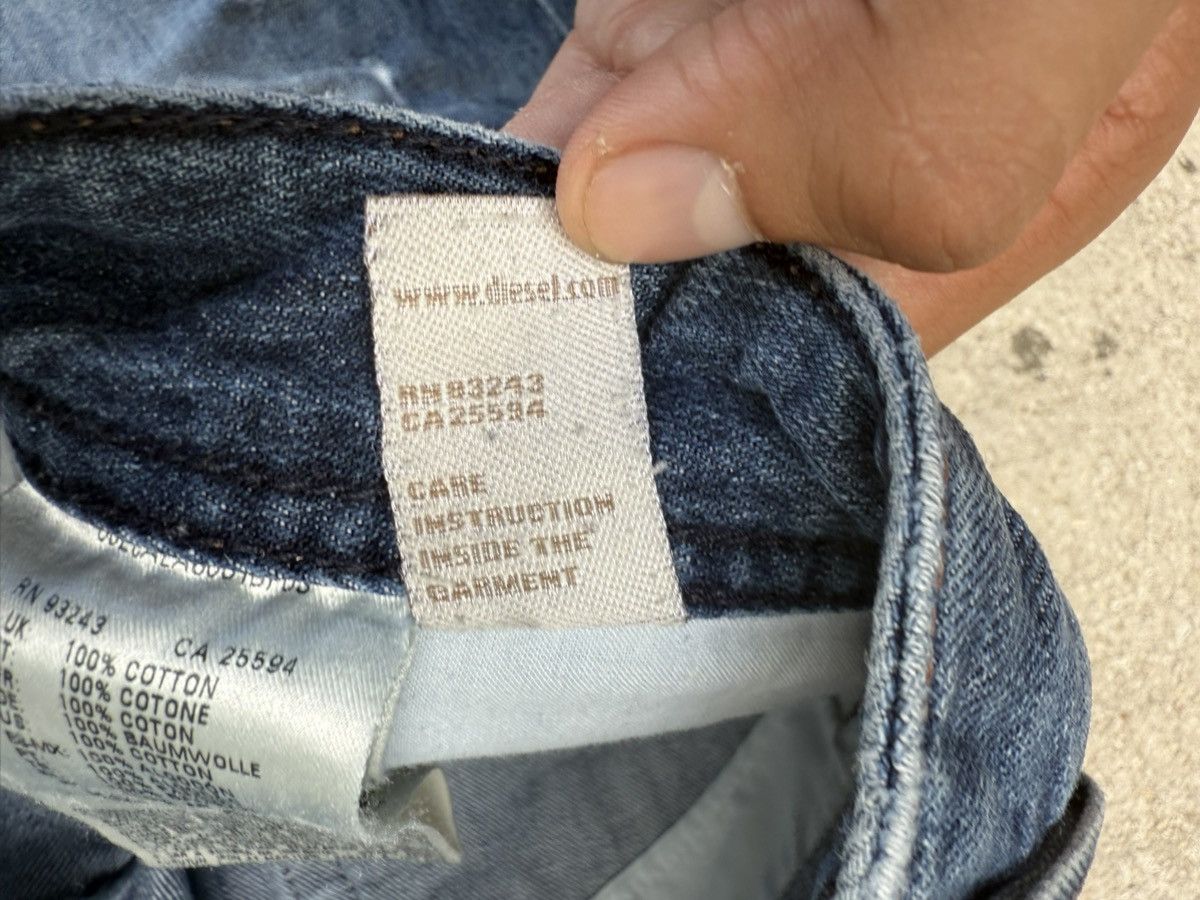 Diesel Y2K Diesel Safado Slim Straight Jeans Denim Blue36x30 Size US 36 / EU 52 - 7 Thumbnail