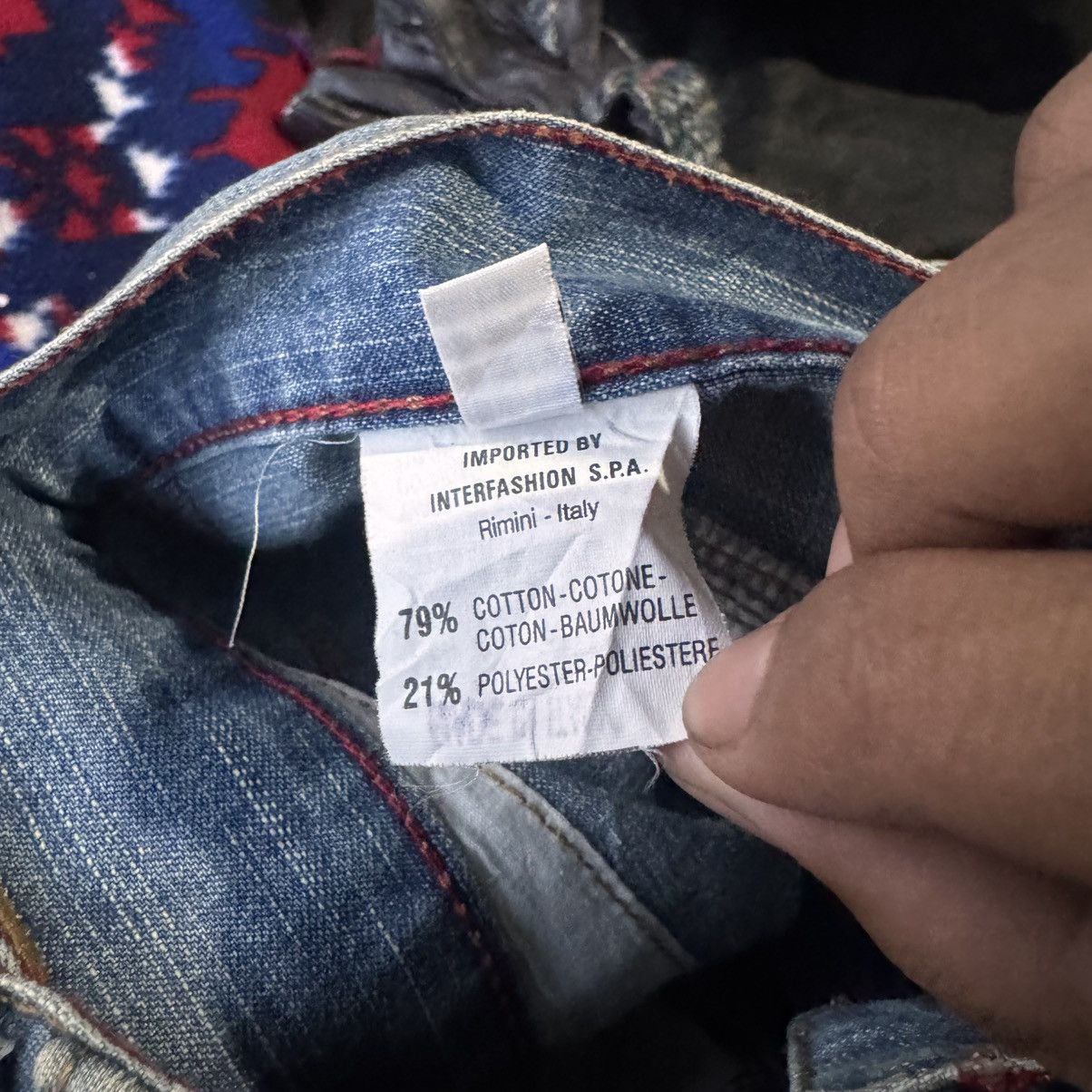 Marithe + Francois Girbaud Mfg jeans Size US 36 / EU 52 - 11 Thumbnail