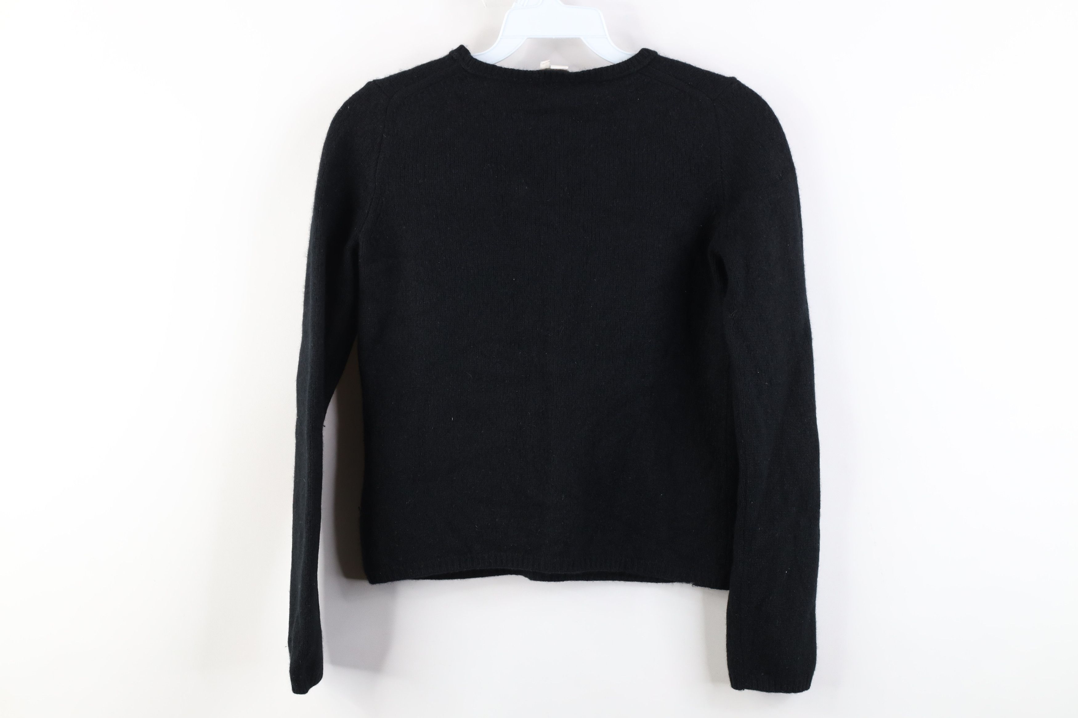 J.Crew Vintage Y2K J Crew Cropped Cashmere Knit Sweater Black Size M / US 6-8 / IT 42-44 - 8 Thumbnail