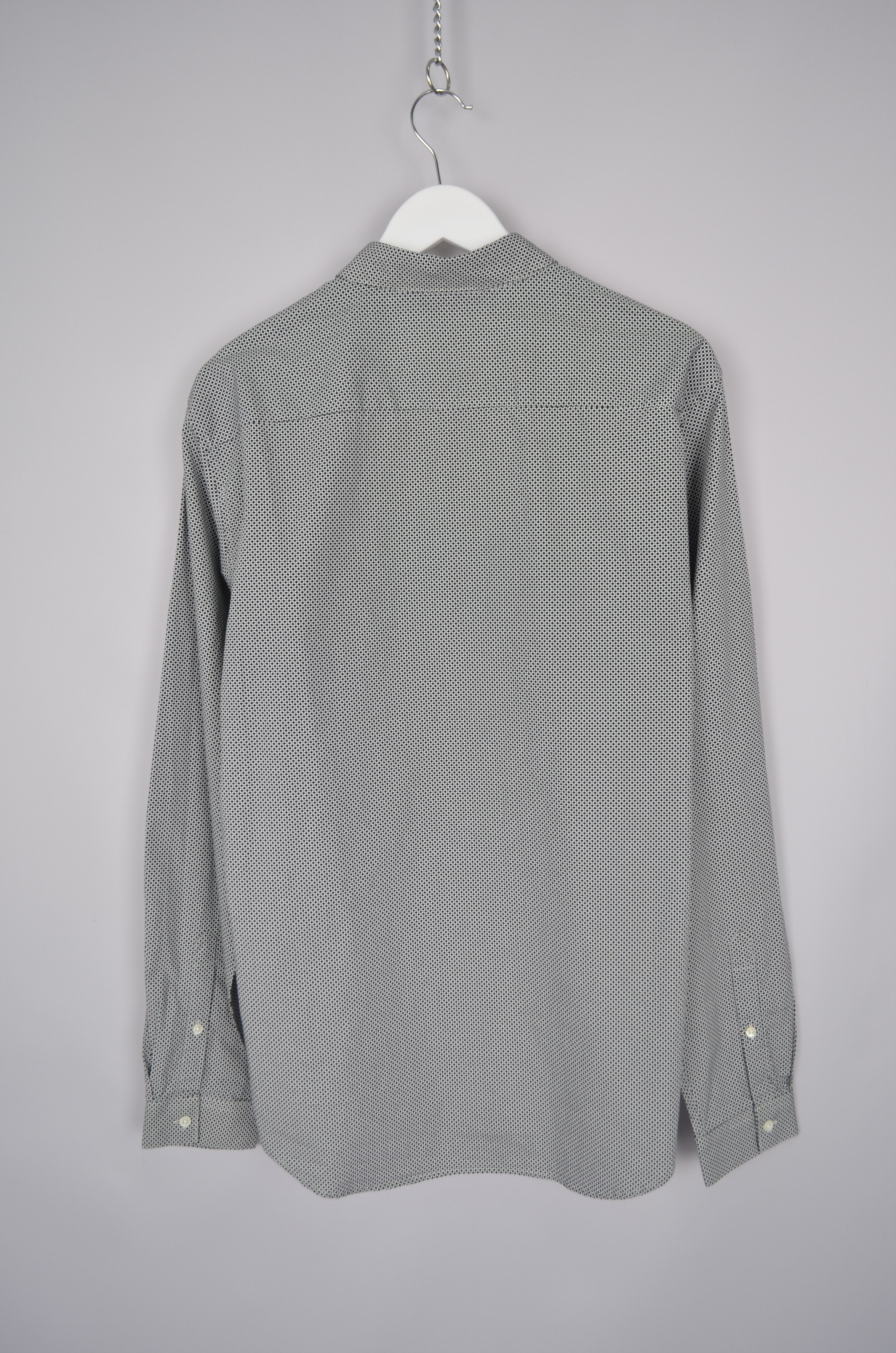 Designer × Sandro SANDRO White Black Abstract Print Shirt Size L Size US L / EU 52-54 / 3 - 10 Thumbnail