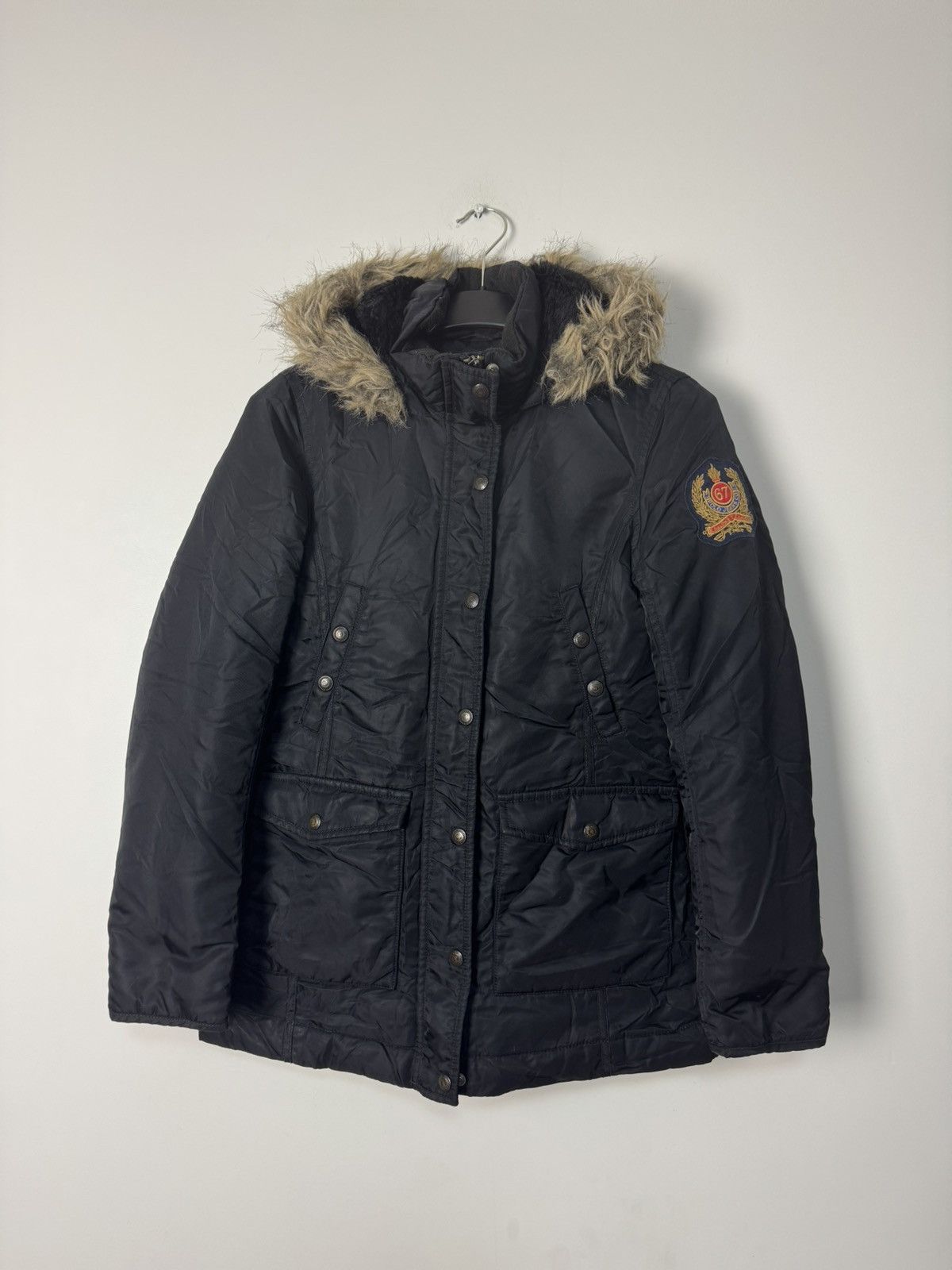 Ralph Lauren Vintage Ralph Lauren Fur Hood Down Jacket Jeans Co 00s Size S / US 4 / IT 40 - 2 Thumbnail