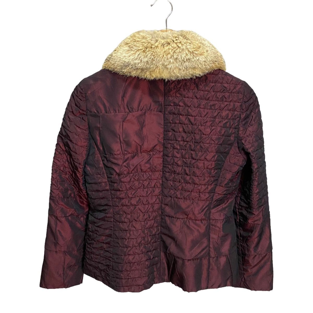 Hardy Amies × Vintage Hardy Armies Boutique quilted jacket fox fur neck Size S / US 4 / IT 40 - 4 Thumbnail